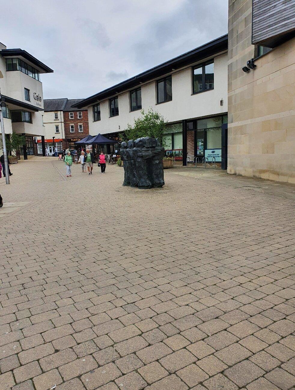 Twin Statues of St Cuthbert