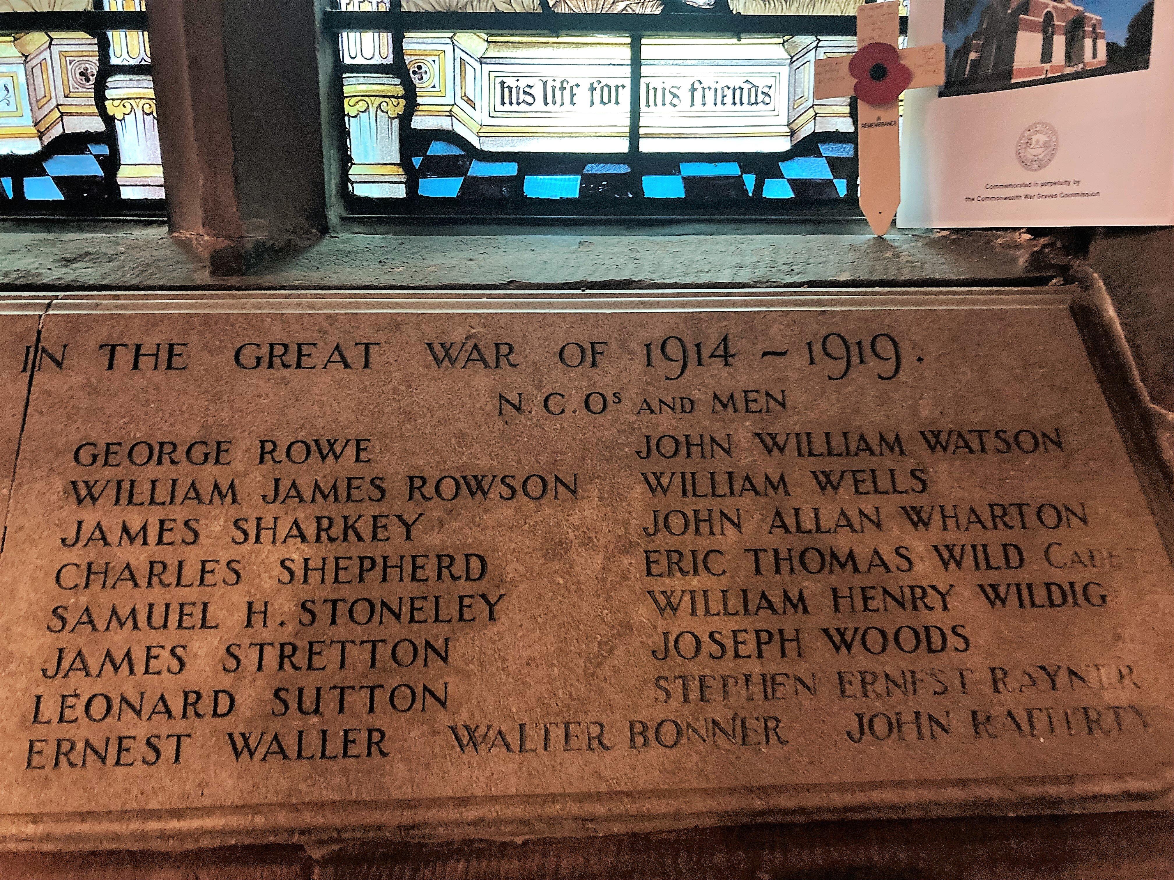 First World War Memorial Window