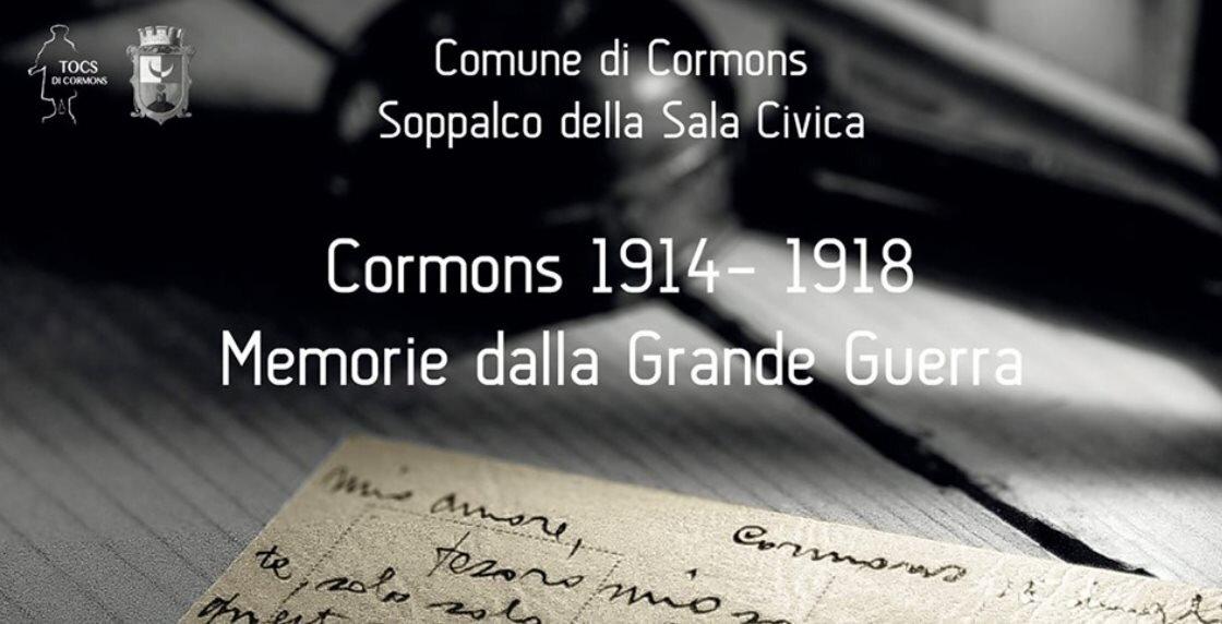 Tocs Di Cormons - Mostra Memorie Della Grande Guerra 1914-1918