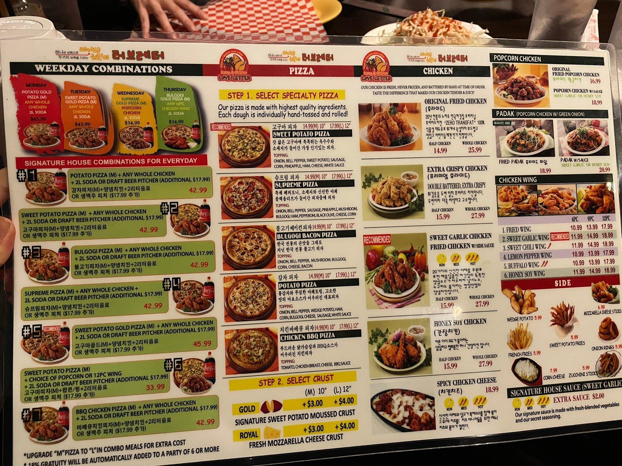 Love Letter Pizza & Chicken