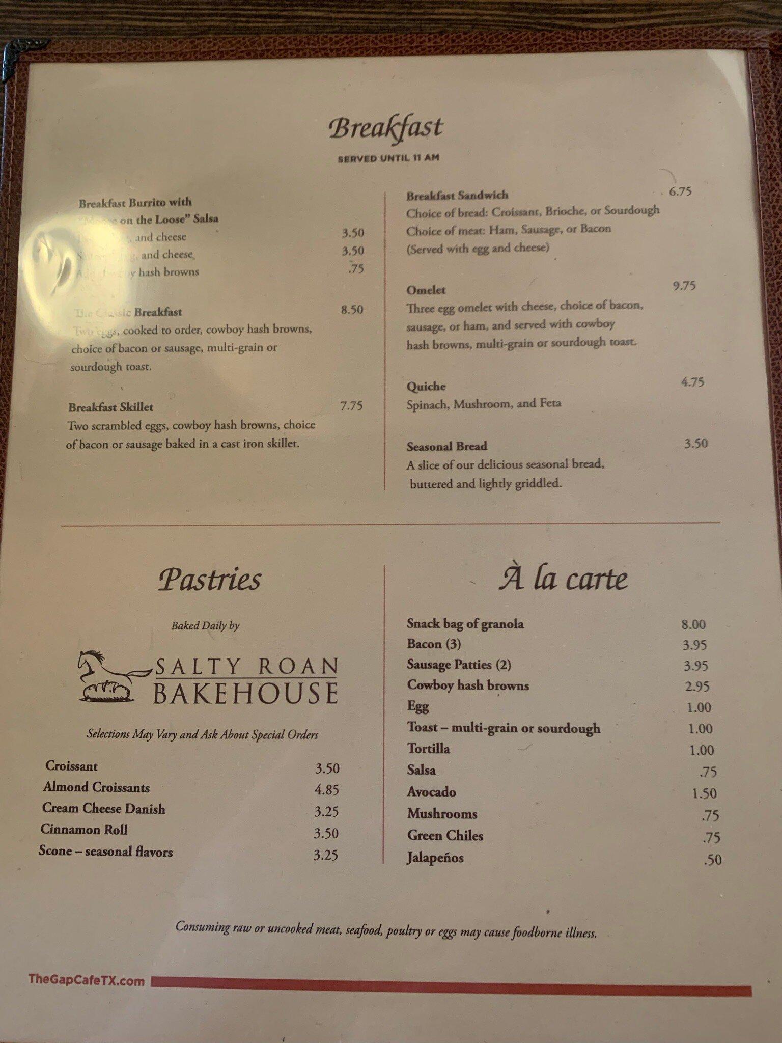 The Gap Café by Perini Ranch