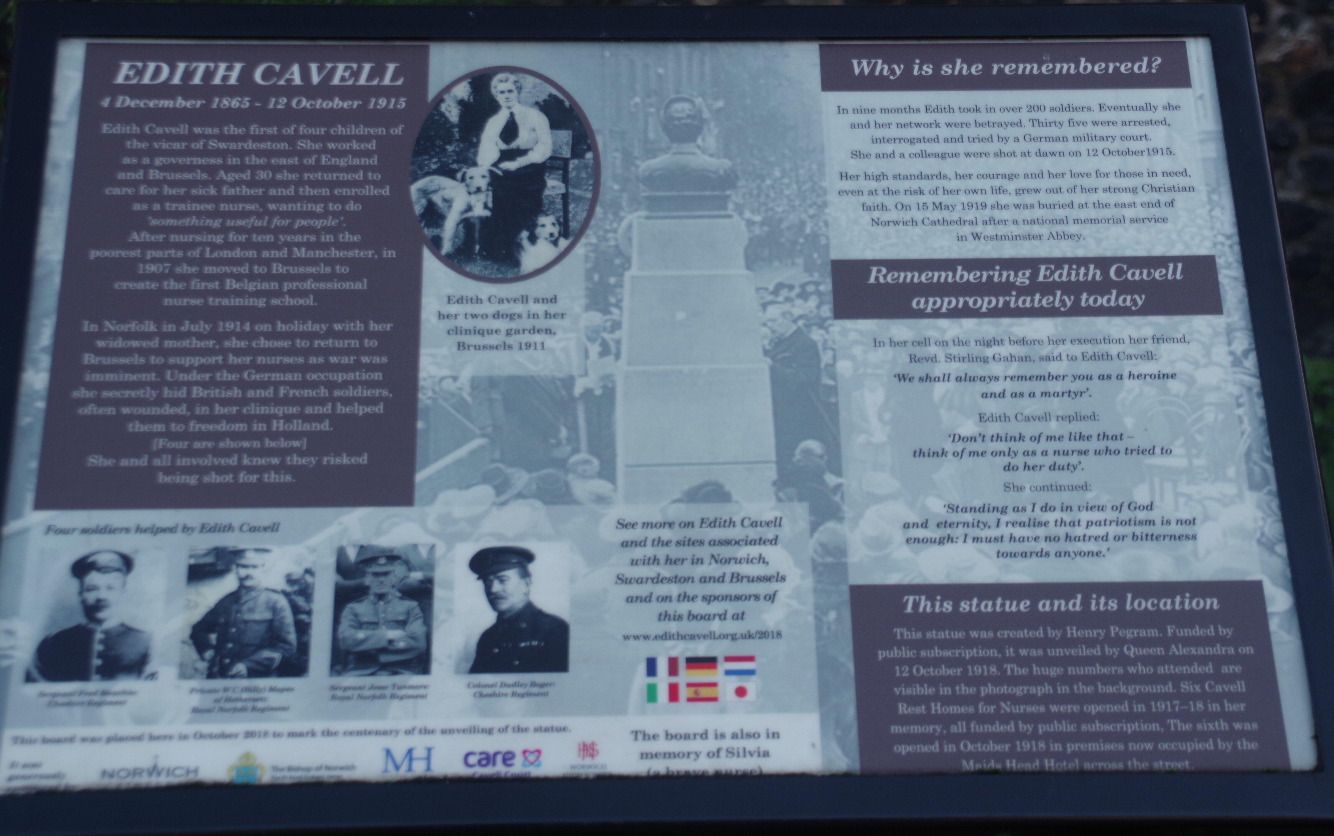 Edith Cavell Memorial