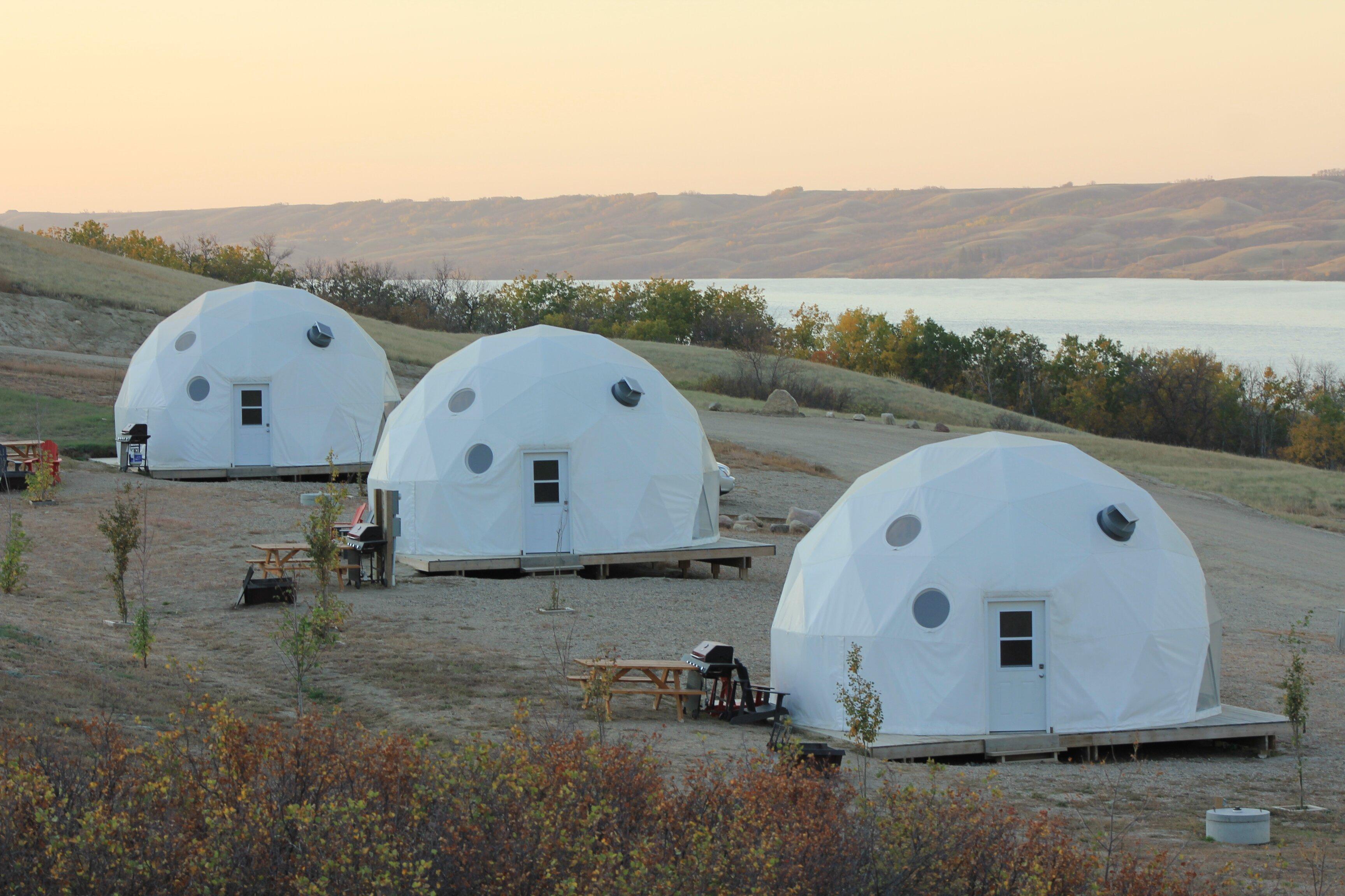 Glamping Resorts on Buffalo Pound Lake