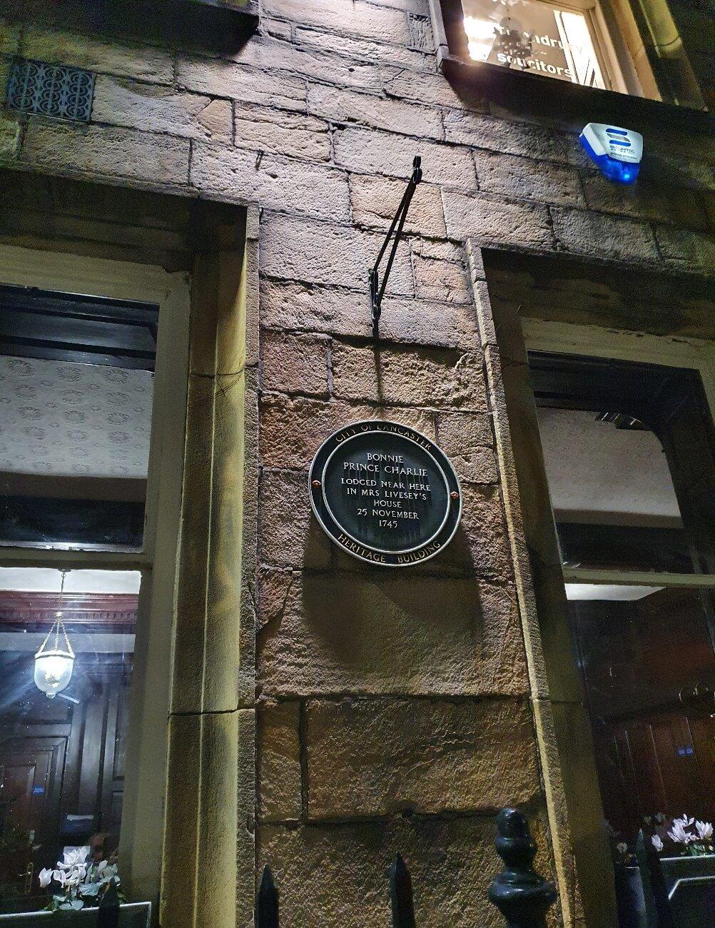 Bonnie Prince Charlie Blue Plaque