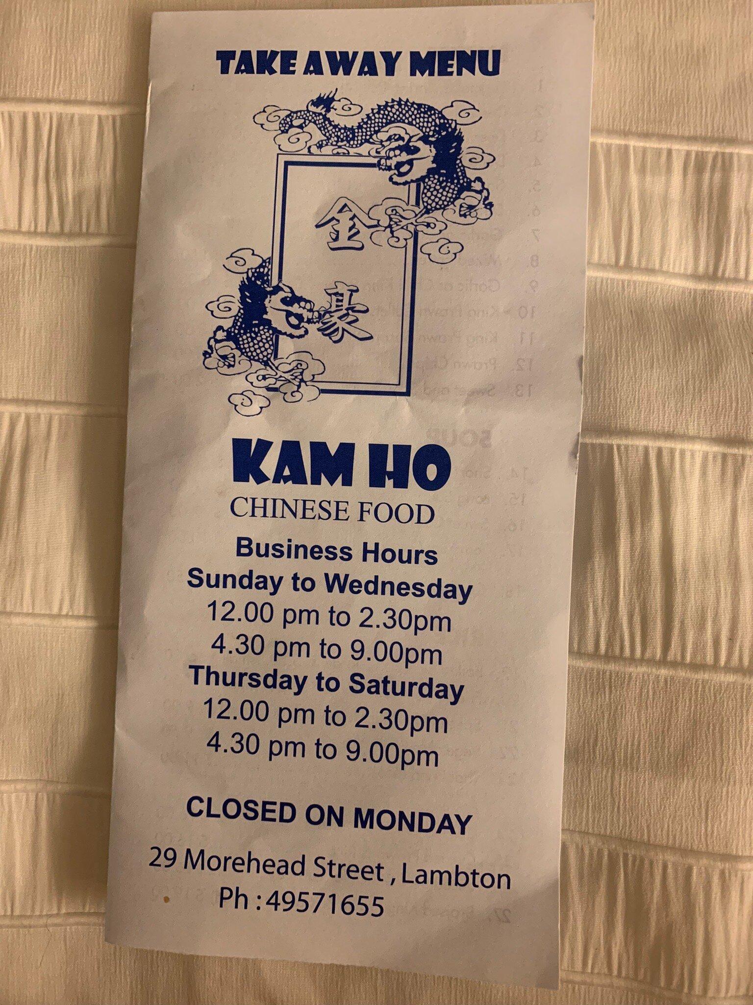 Kam ho Chinese Takeaway