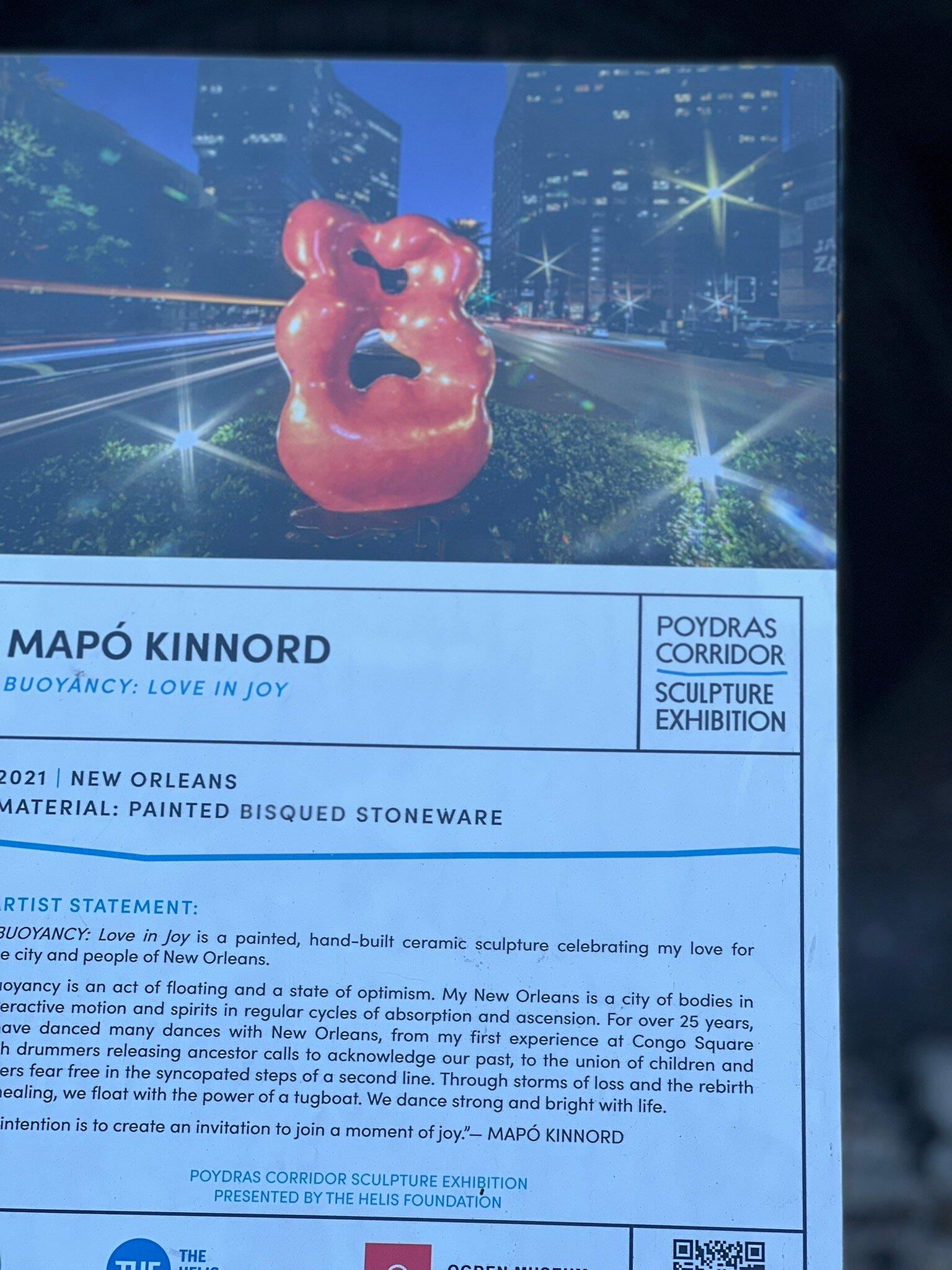 Love In Joy. Statute By Mapo Kinnord