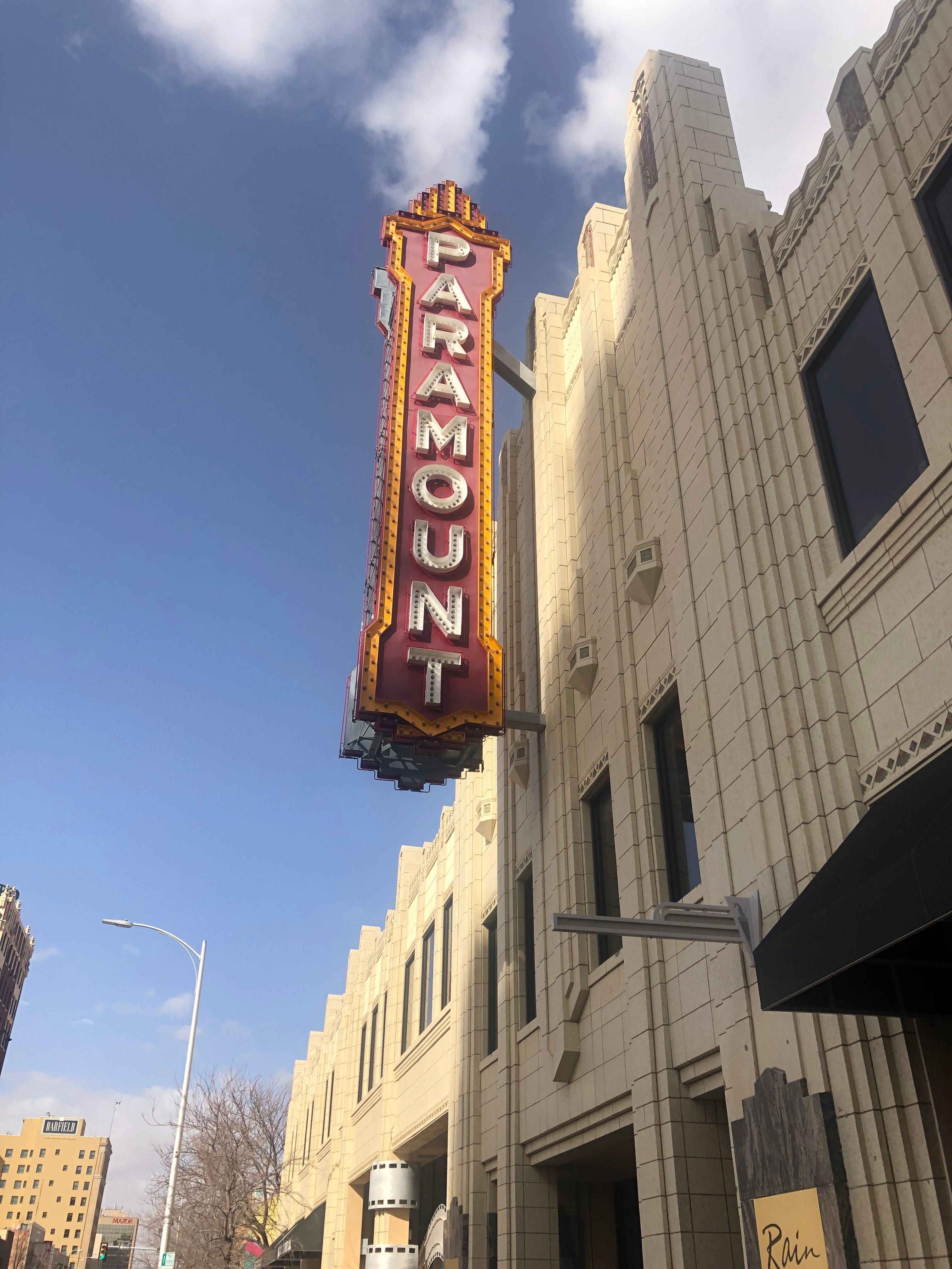 Paramount Theatre Sign