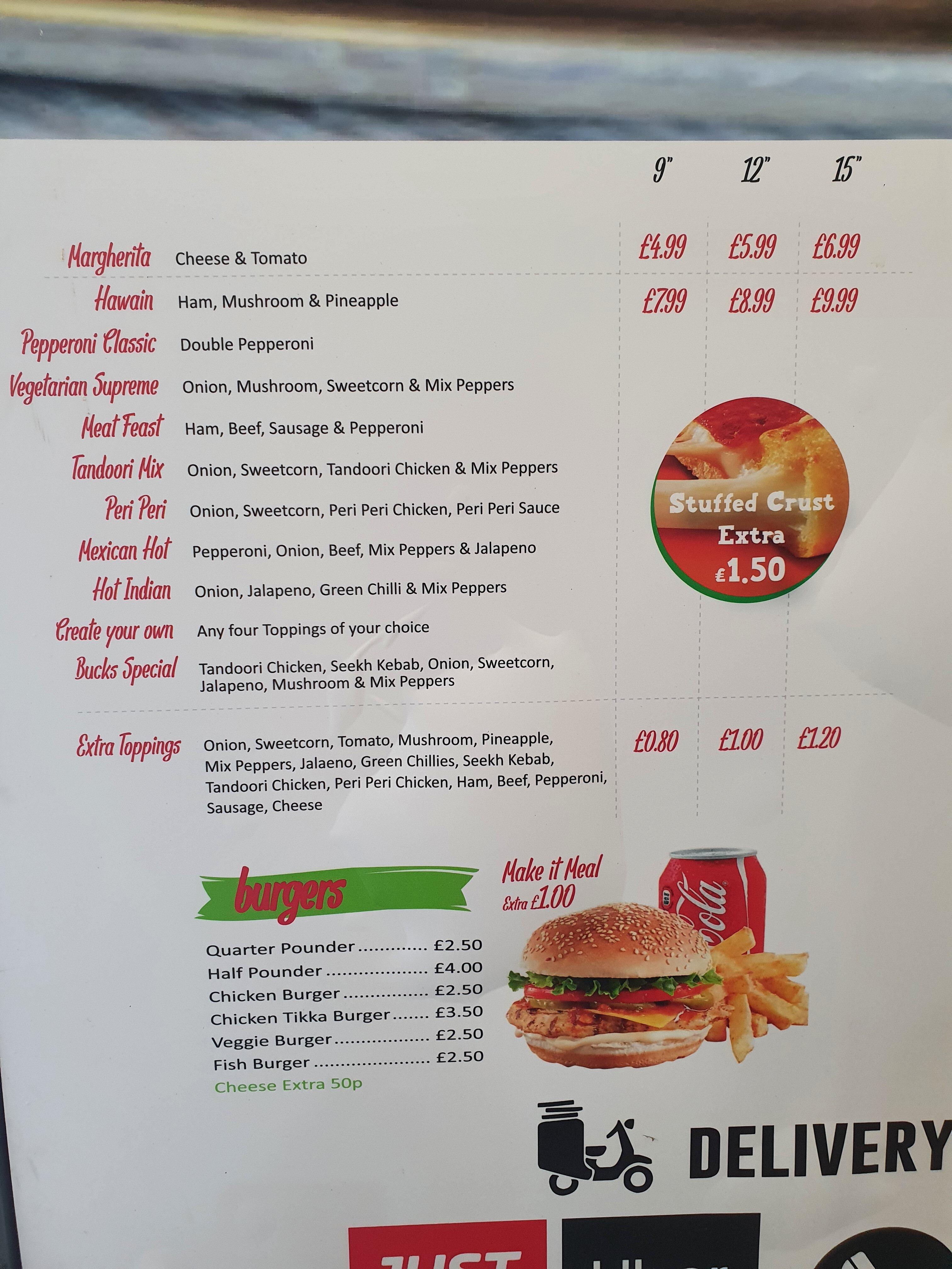 Bucks Pizza & Kebab Ltd