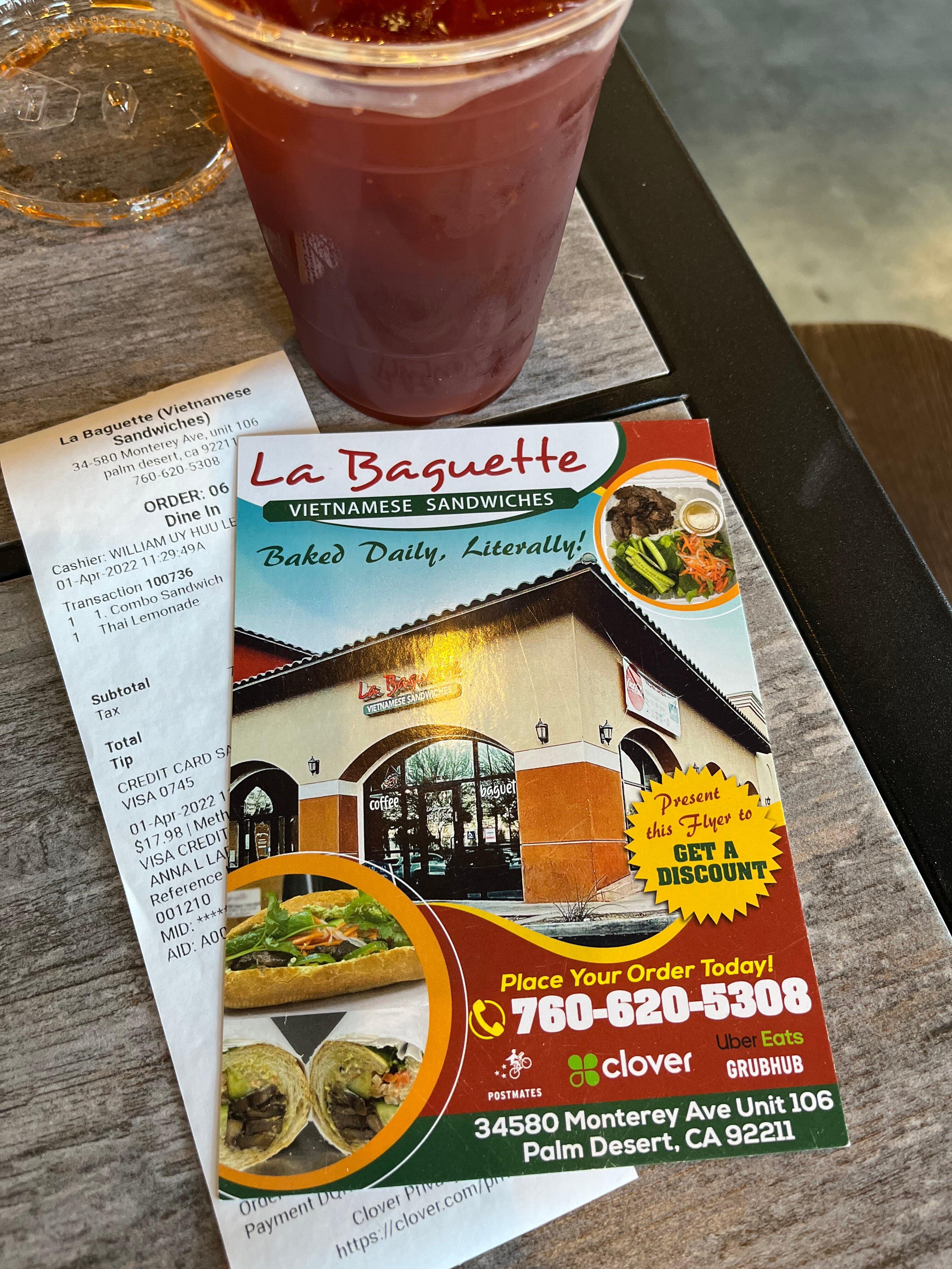 La Baguette Vietnamese Sandwiches