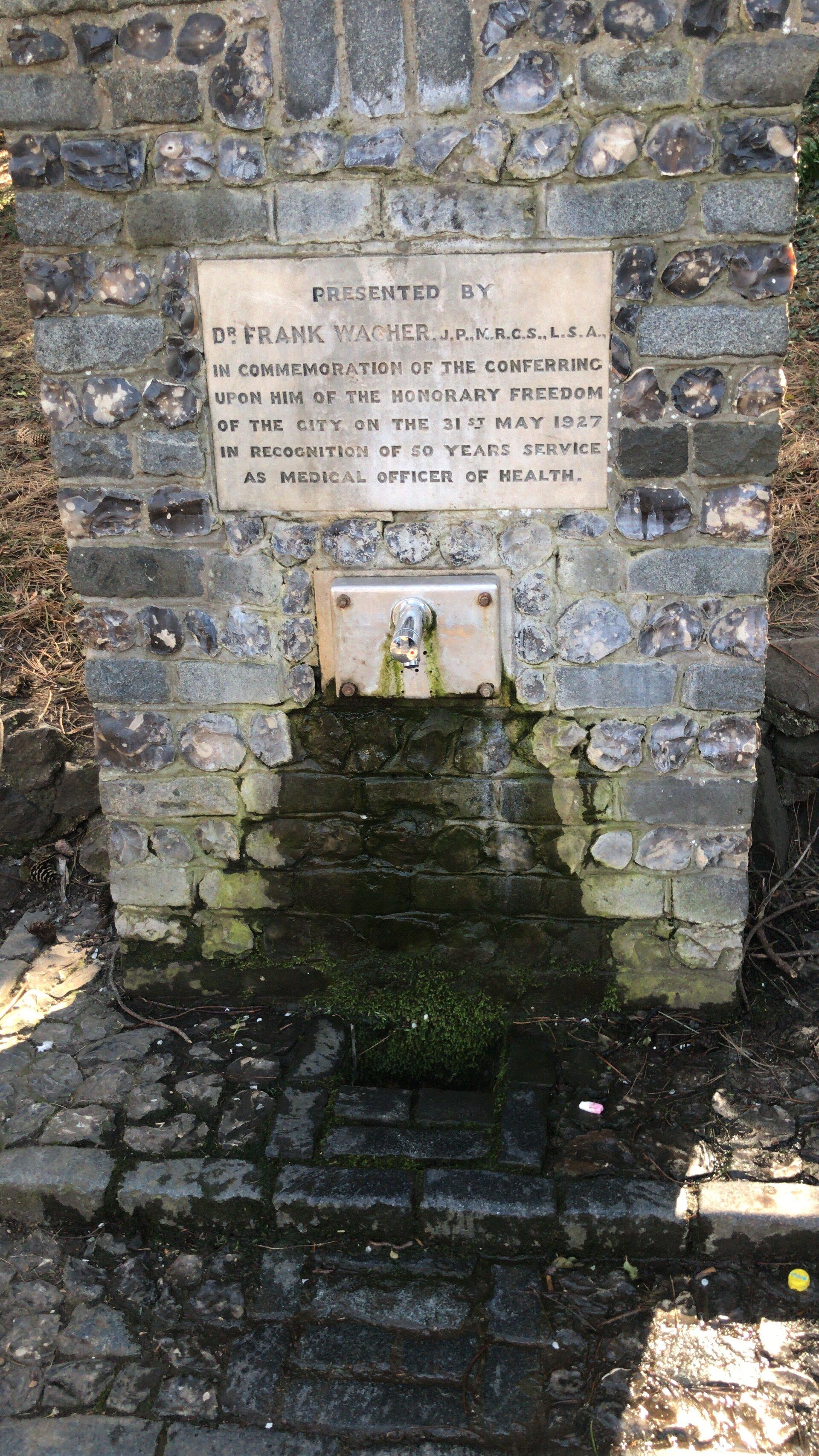 Dr Frank Wacher Drinking Fountain