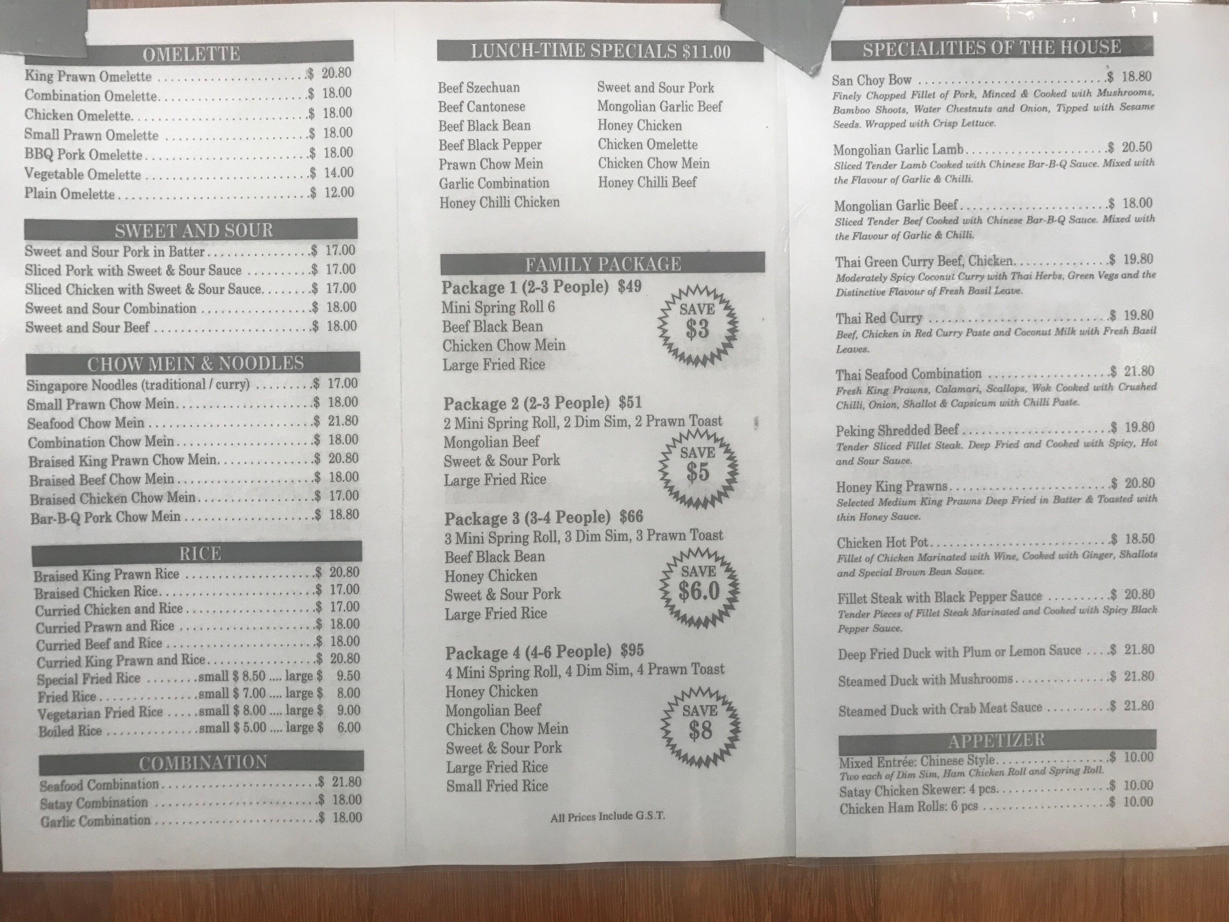 Opal Dragon Chinese Restaurant