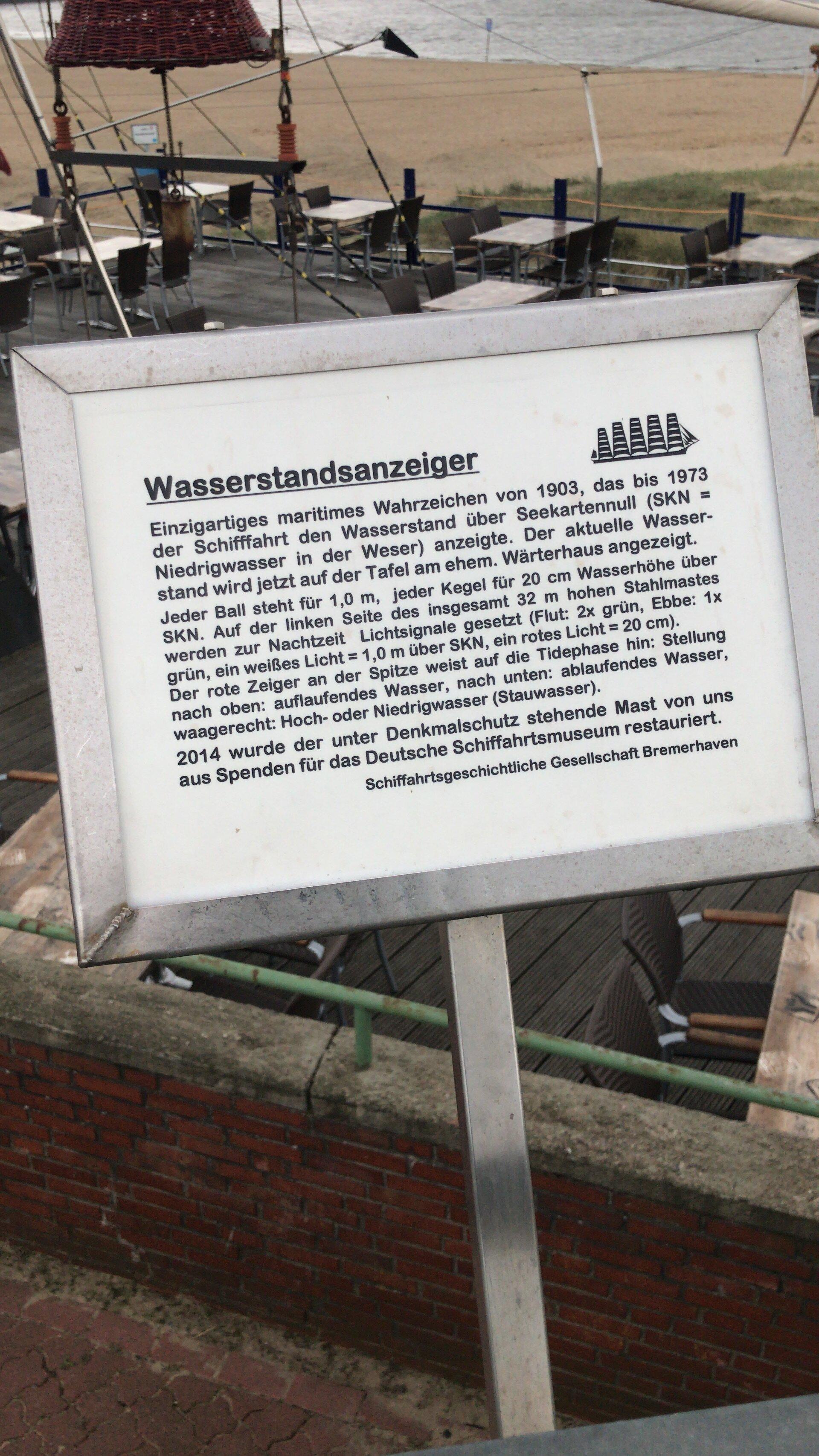 Wasserstandsanzeiger