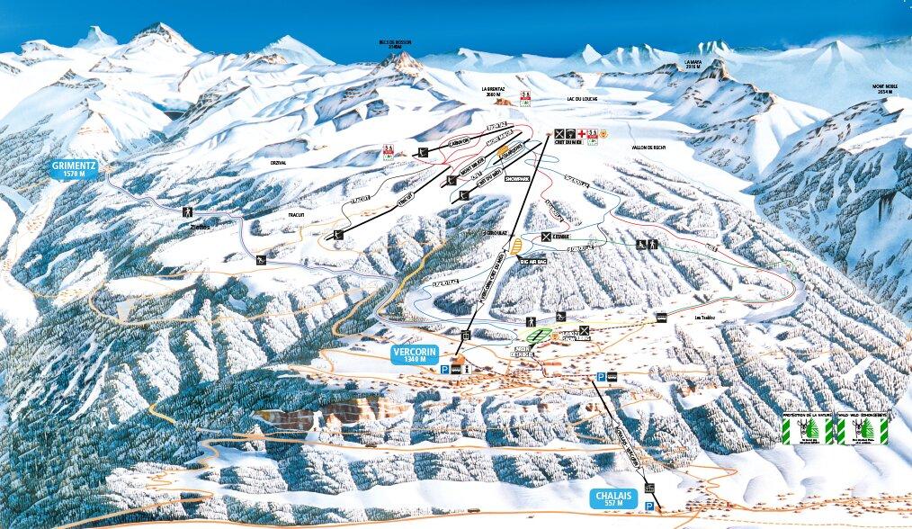 Domain Skiable De Vercorin
