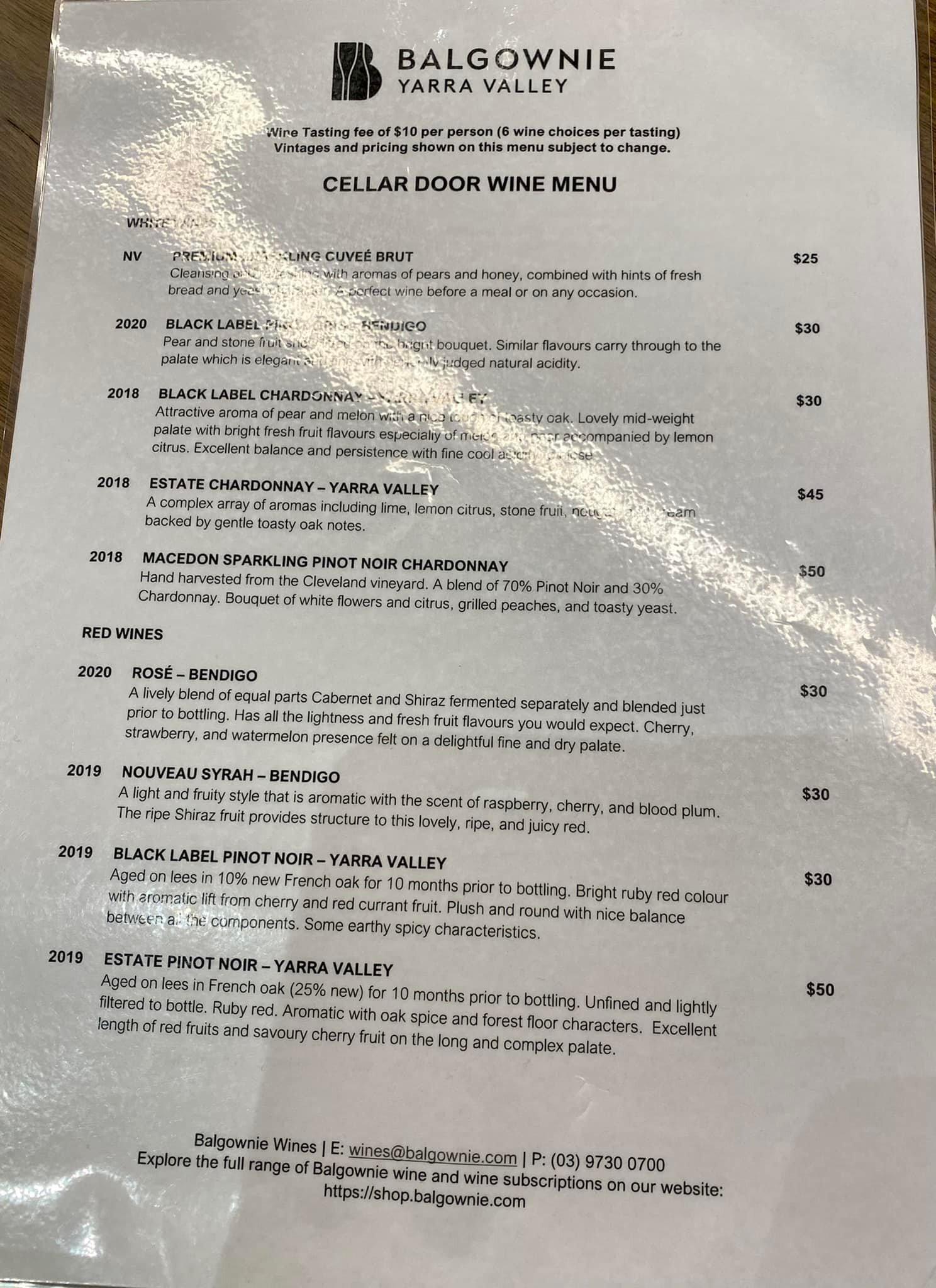 Balgownie Estate Yarra Valley