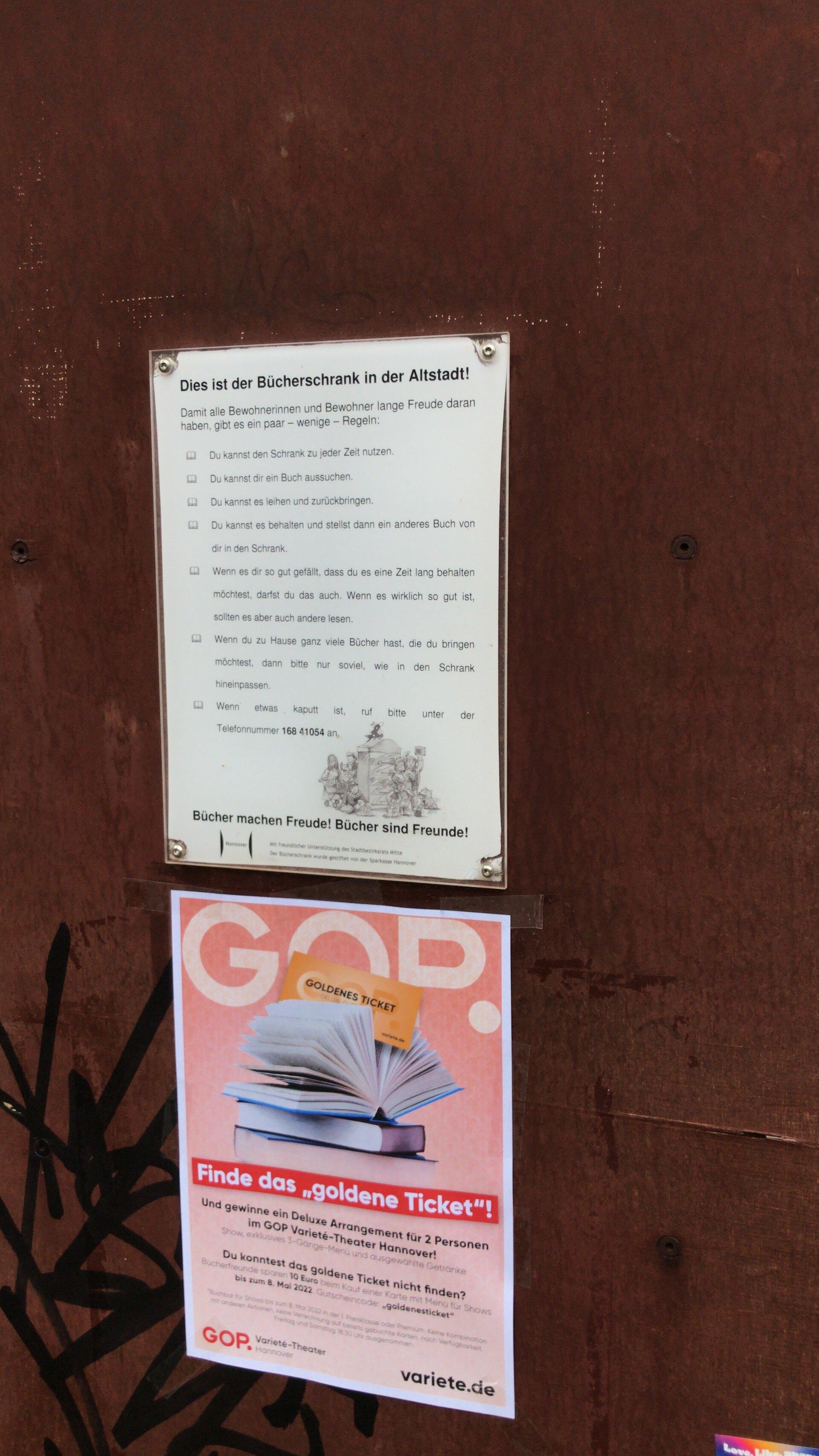 Bücherschrank Marktkirche