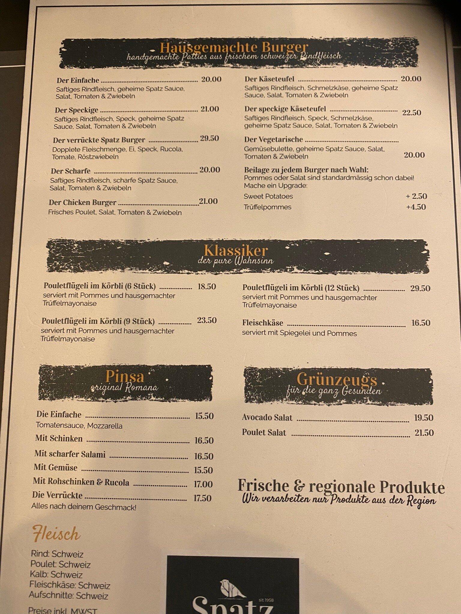 Café Spatz Wettingen