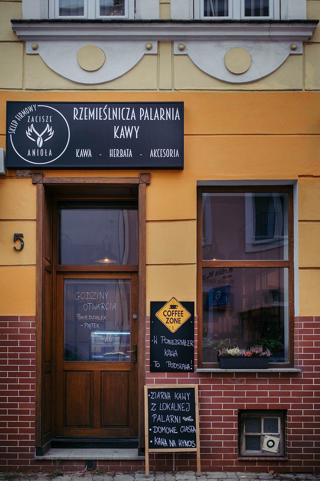 Sklep Firmowy Zacisze Aniola Rzemieslnicza Palarnia Kawy