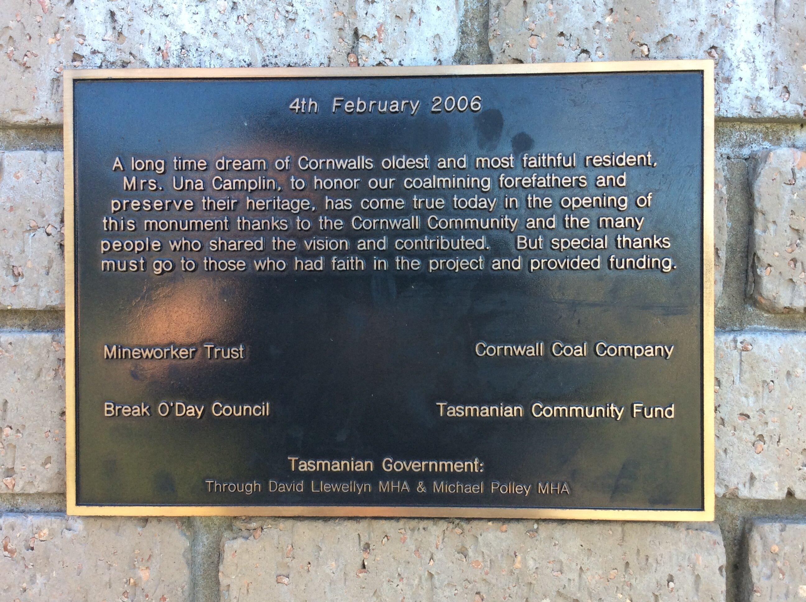 Coalminers Heritage Wall