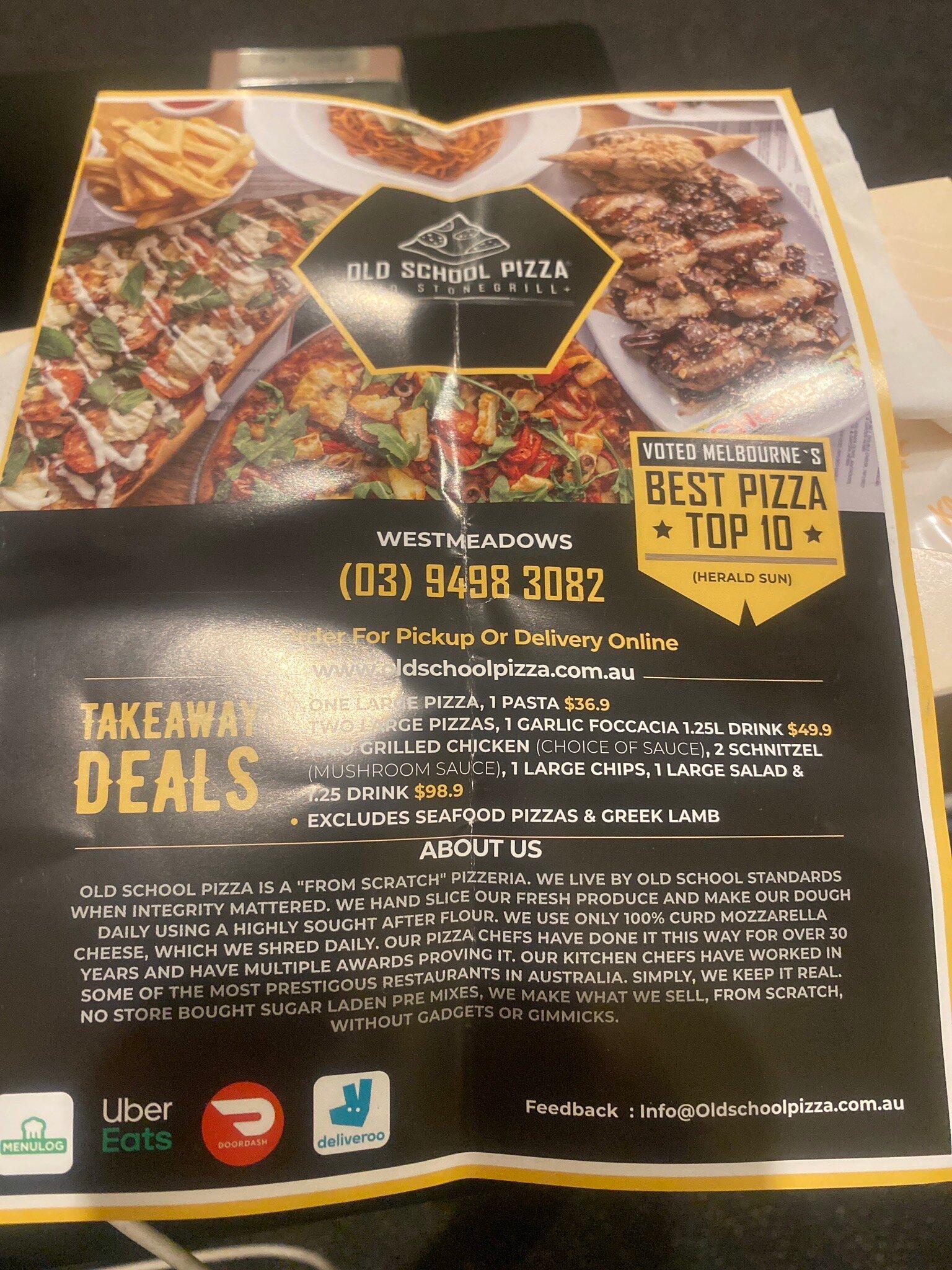 Old School Pizza & Stonegrill