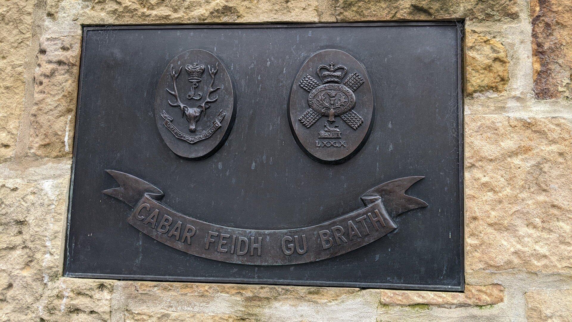 Queen's Own Highlanders Monument