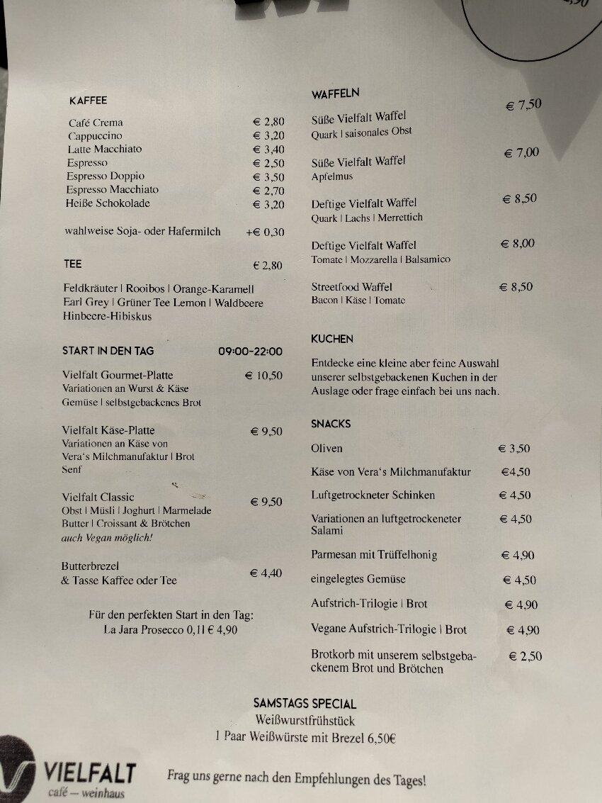 Vielfalt Café-weinhaus