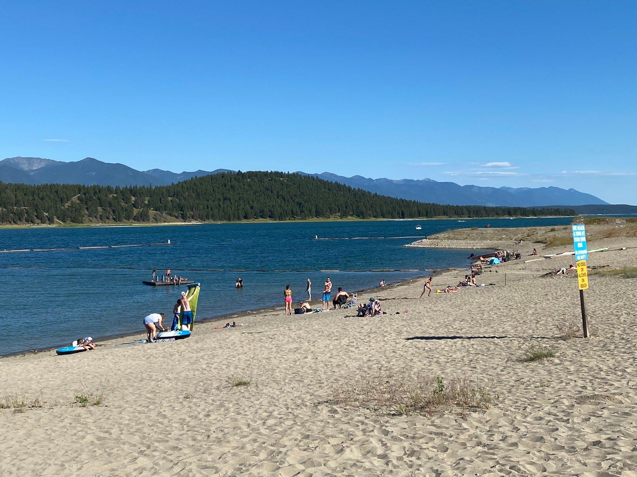 Lake Koocanusa Beach