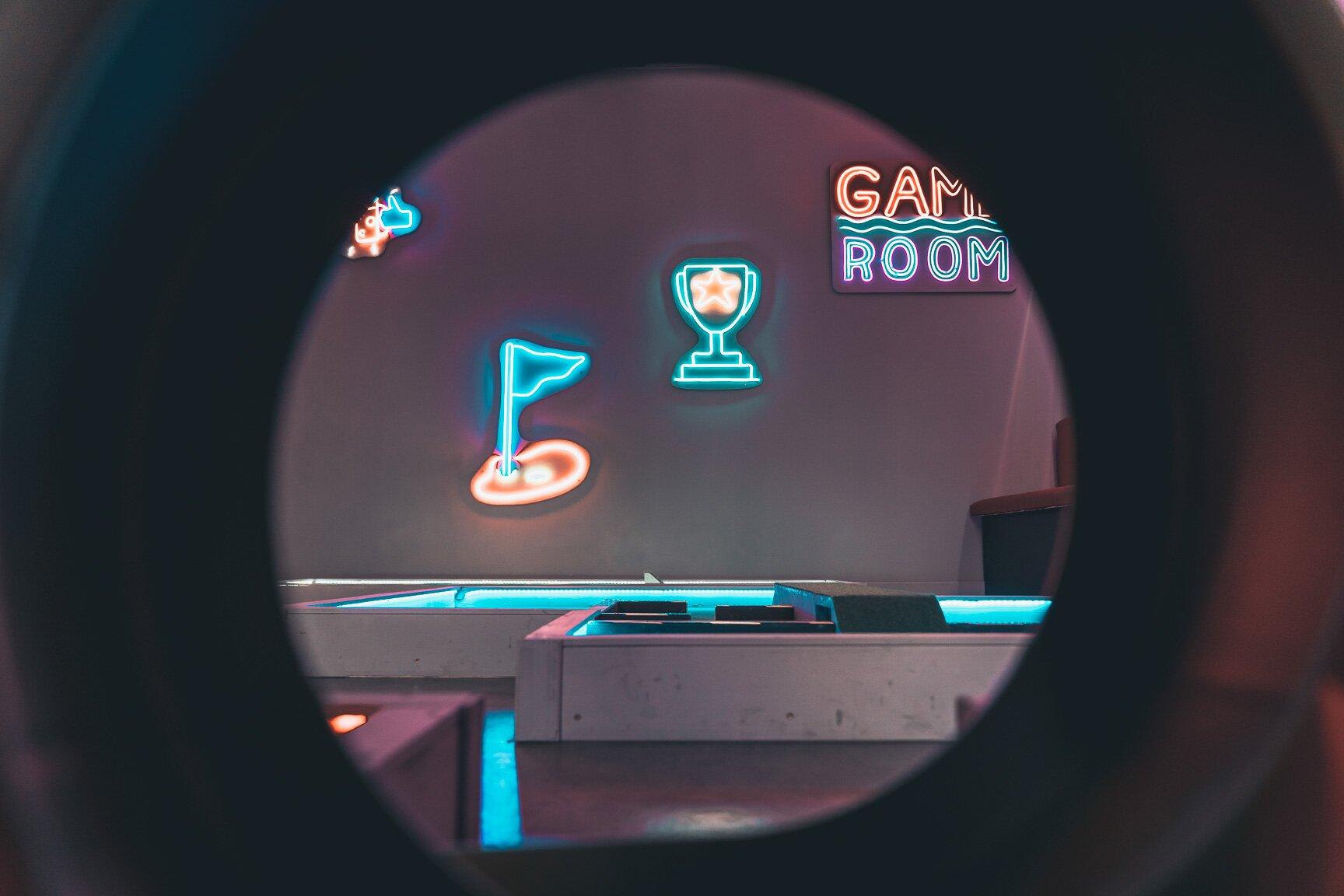 Neon Golf Pub