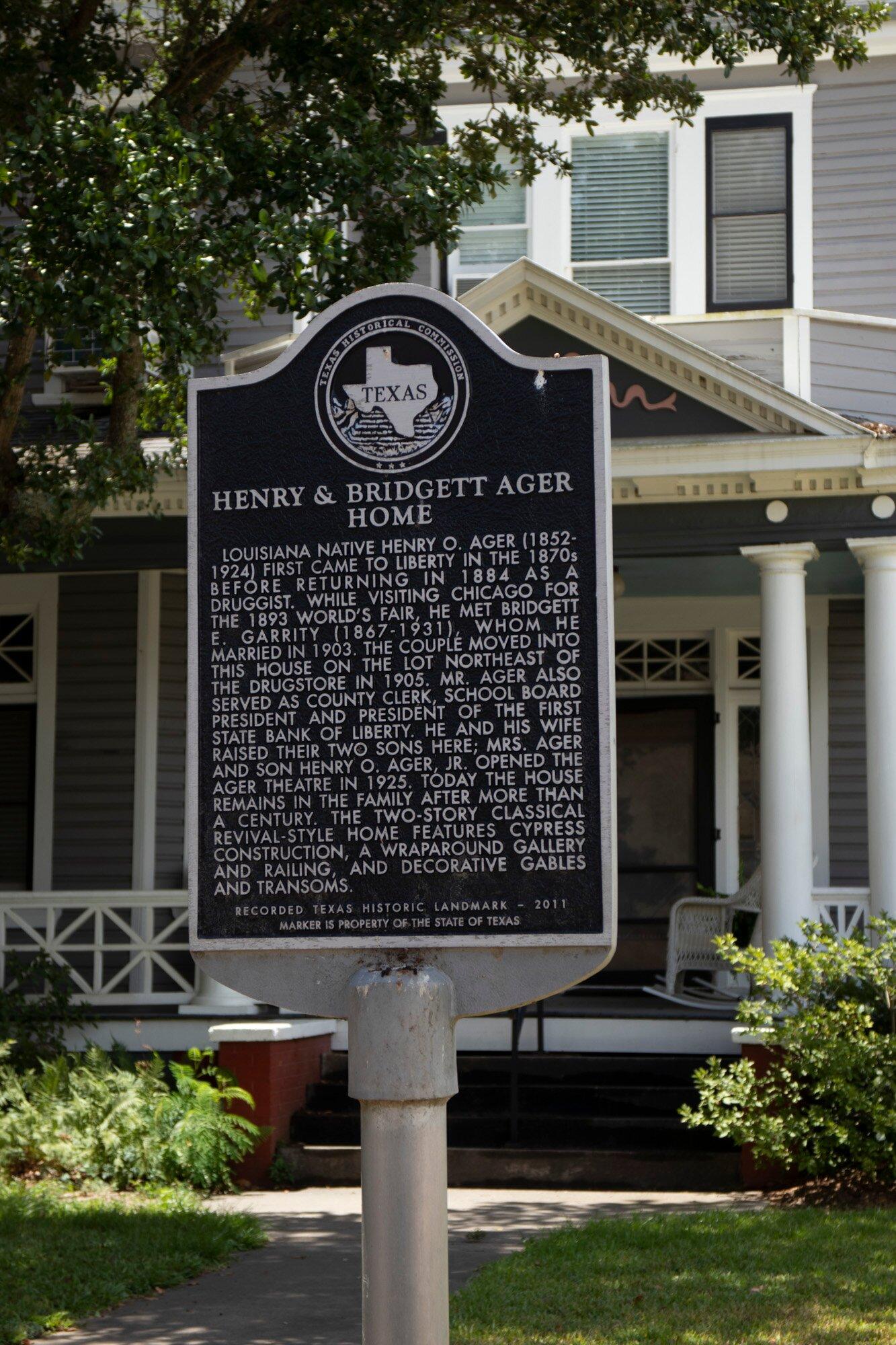 Henry & Bridgett Ager House