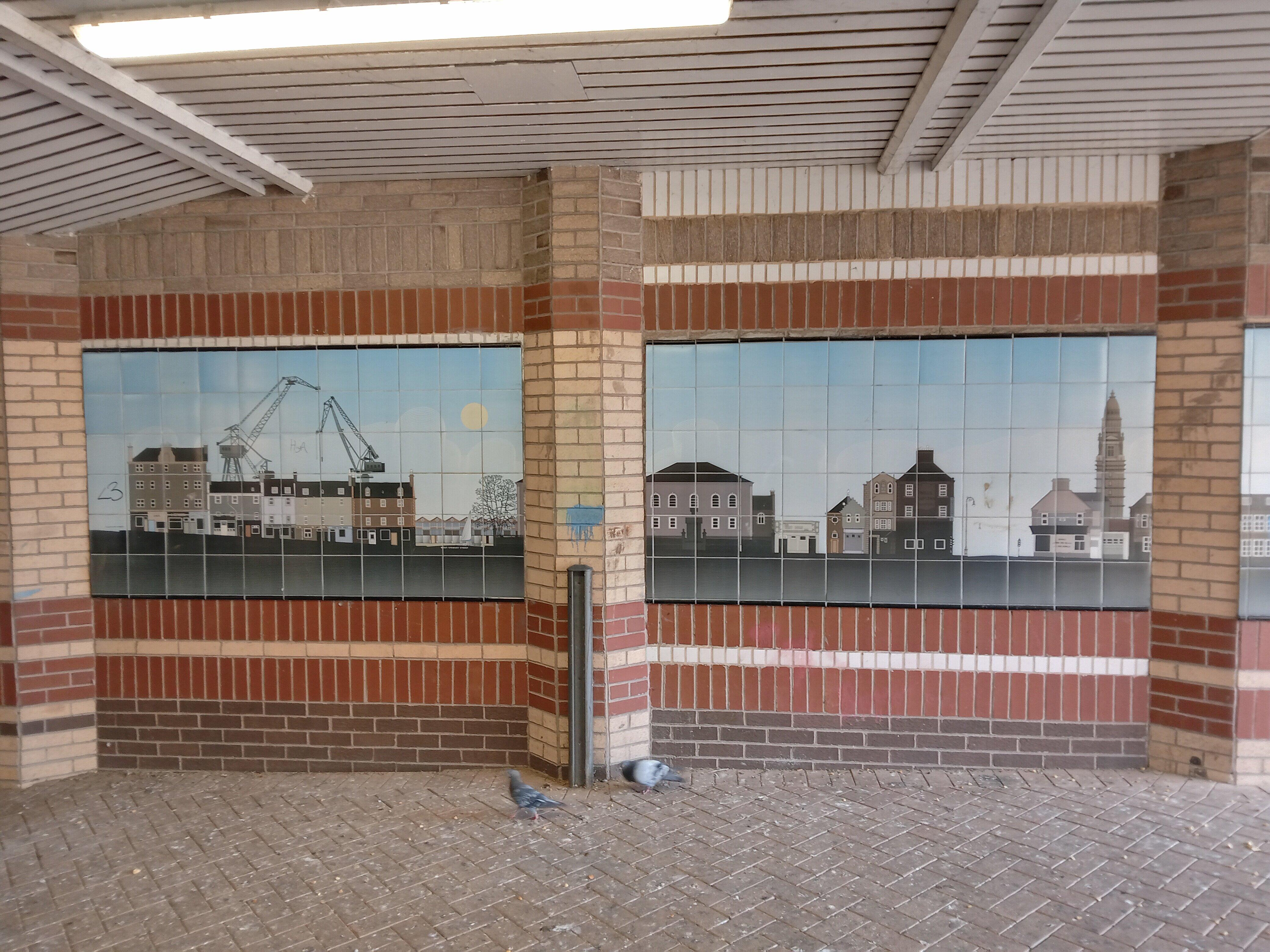 Oak Mall Pedestrian Underpass Mural