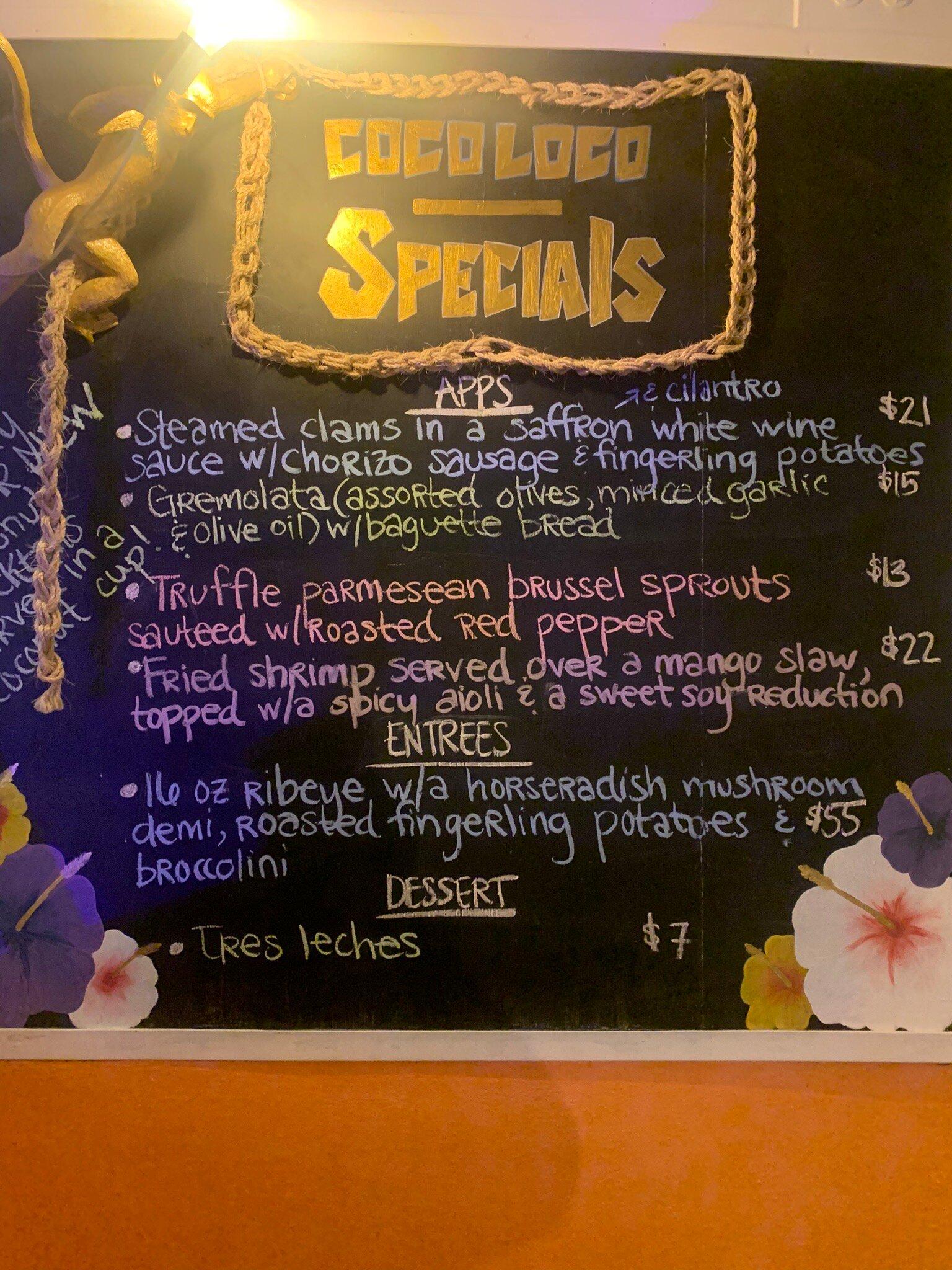 Coco Loco Bar And Grill