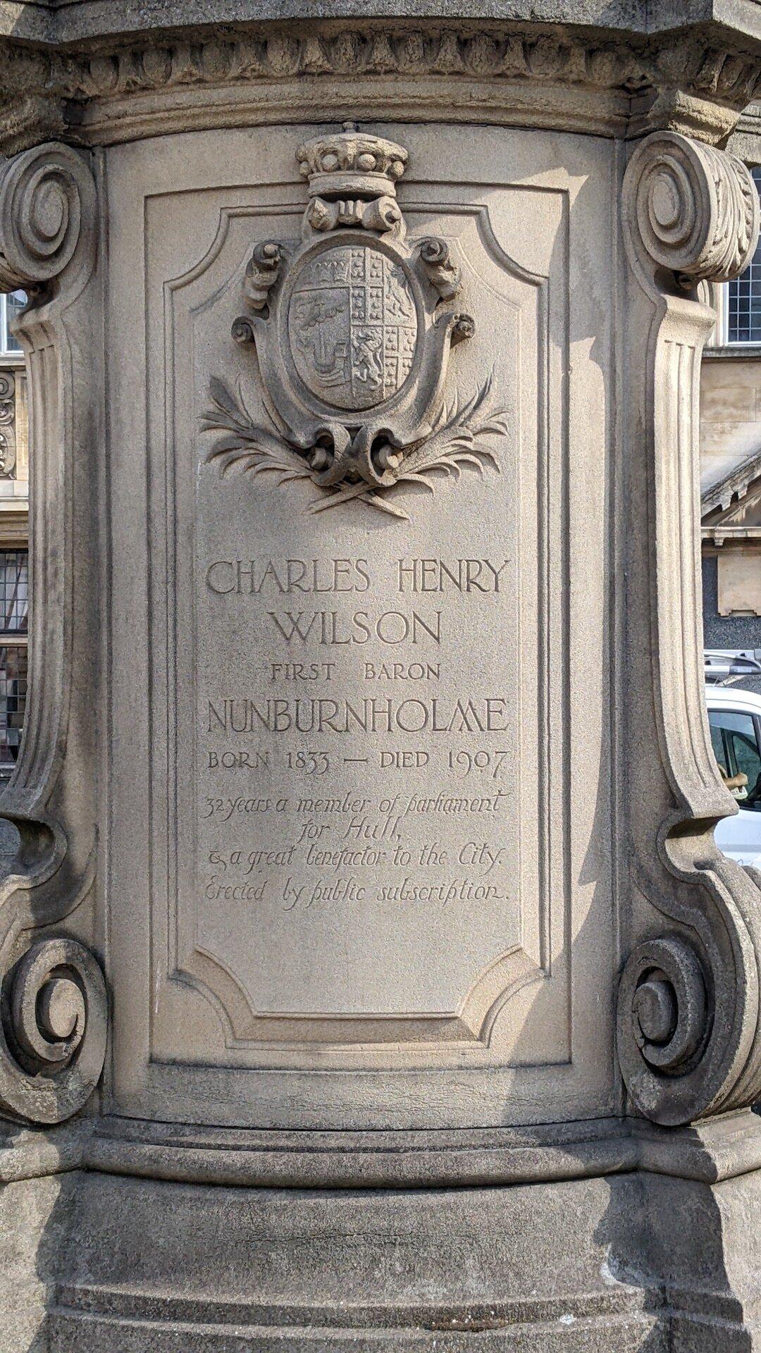 Charles Henry Wilson Statue