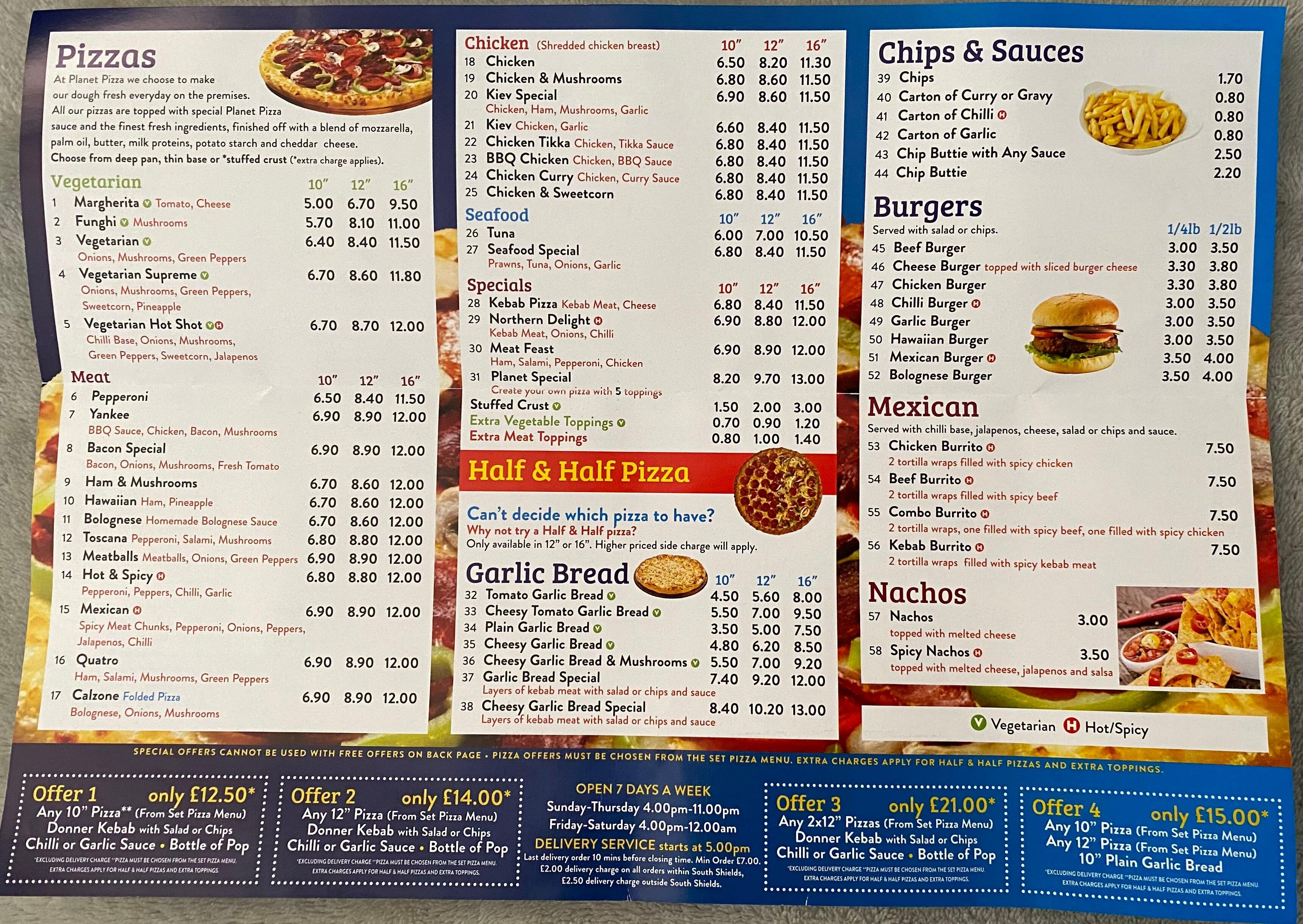 Planet Pizza South Shields