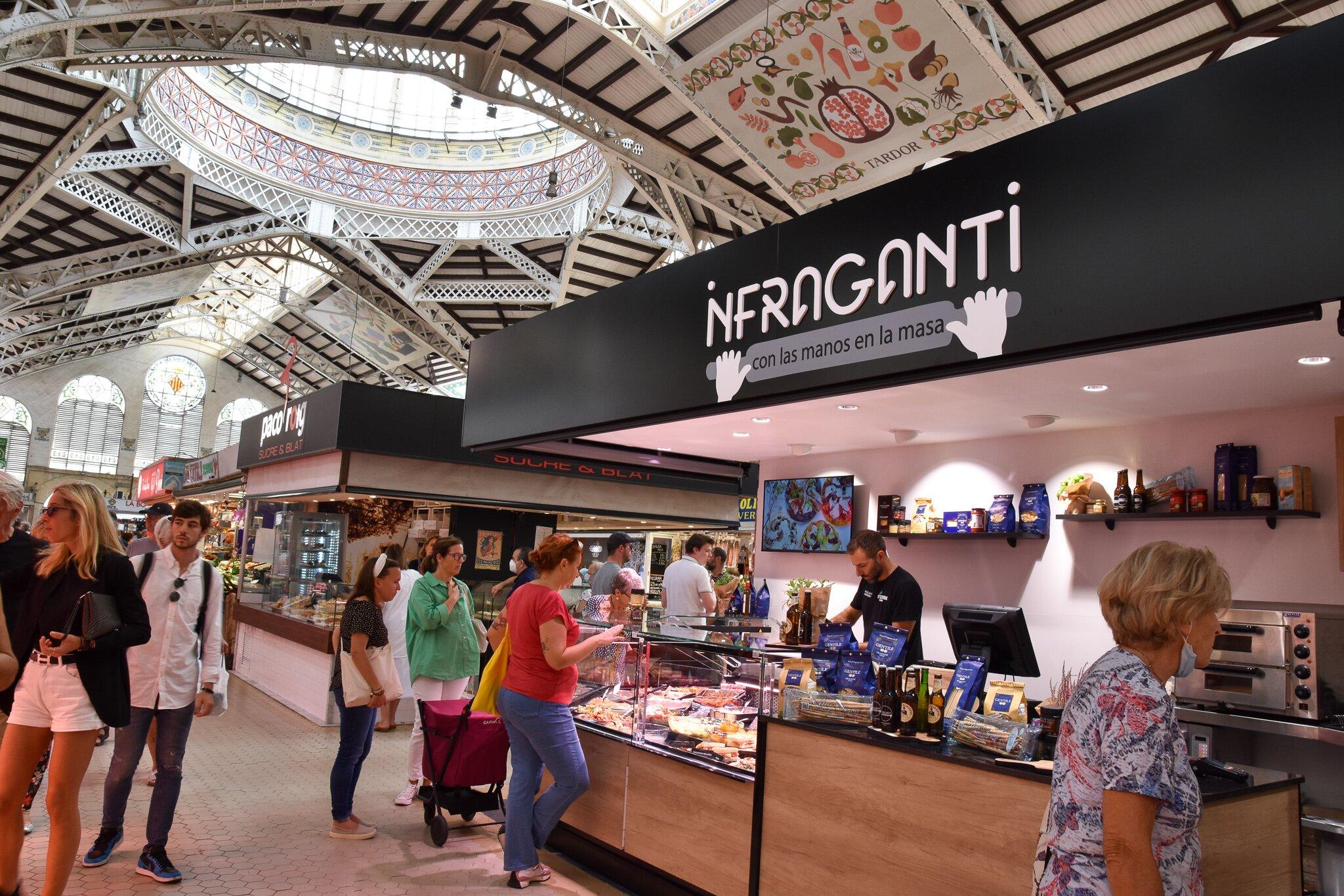 Infraganti, con las manos en la masa