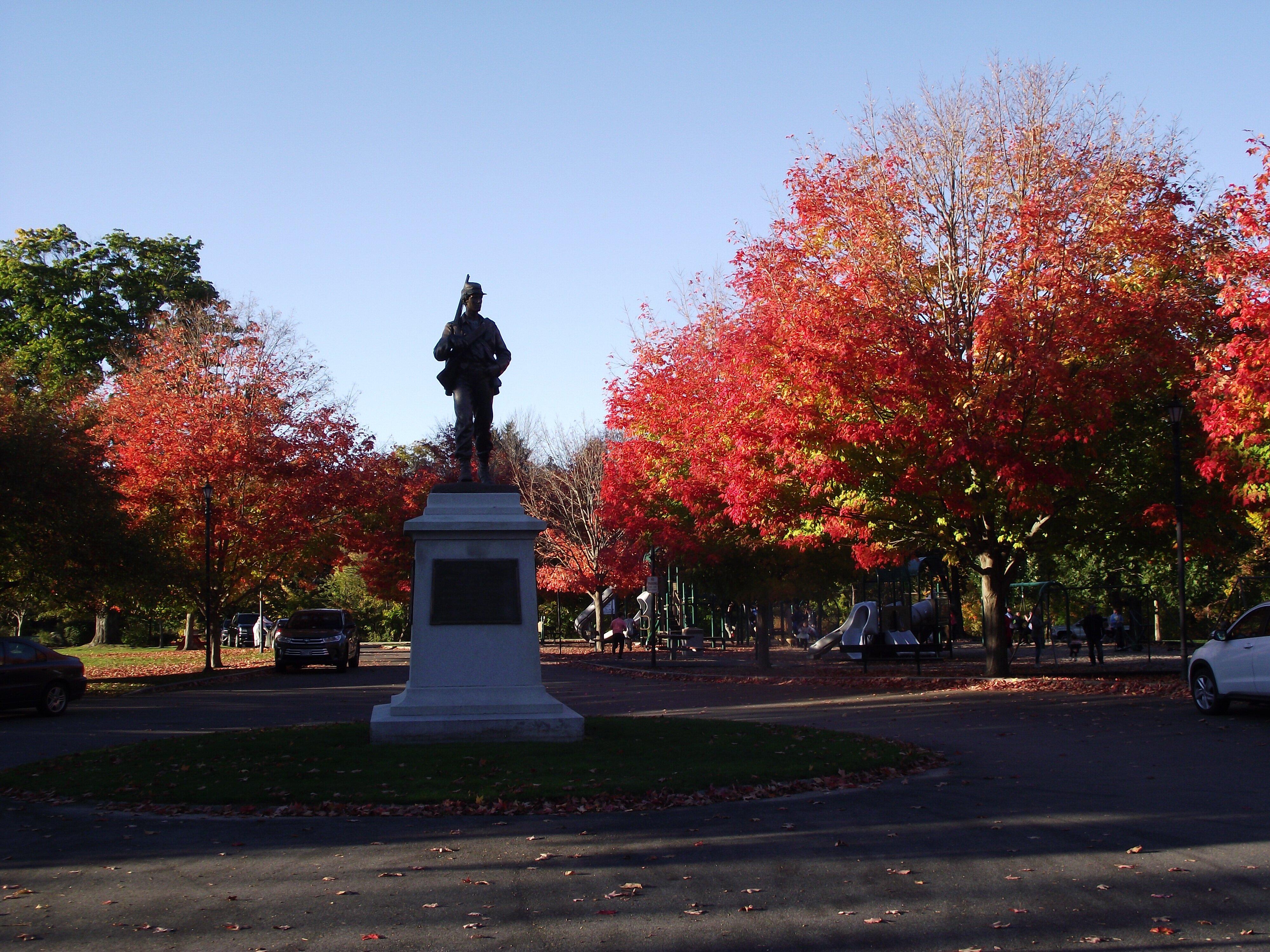Soldiers And Sailors Monument At Riverbank Park