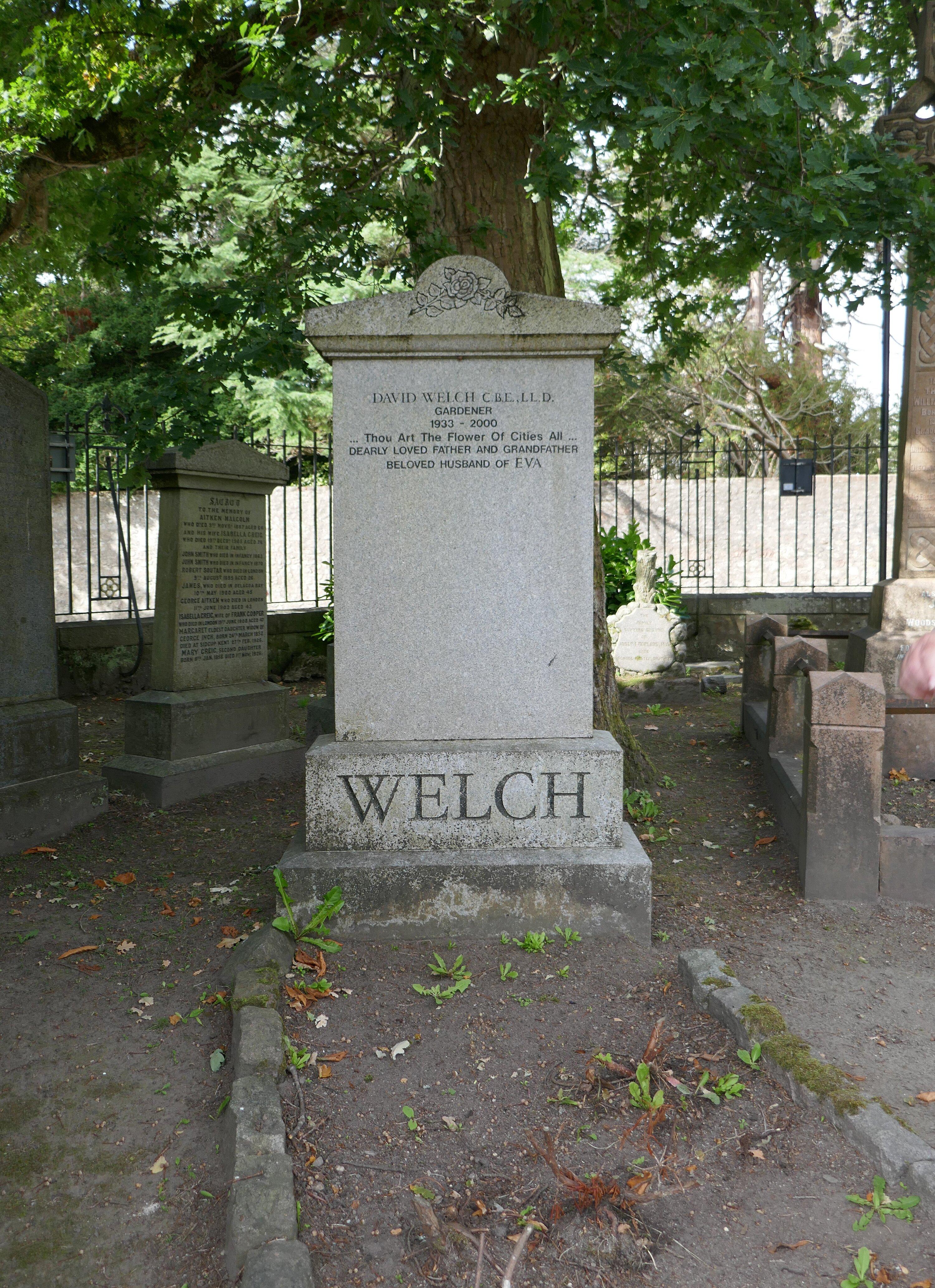 David Welch Gravestone