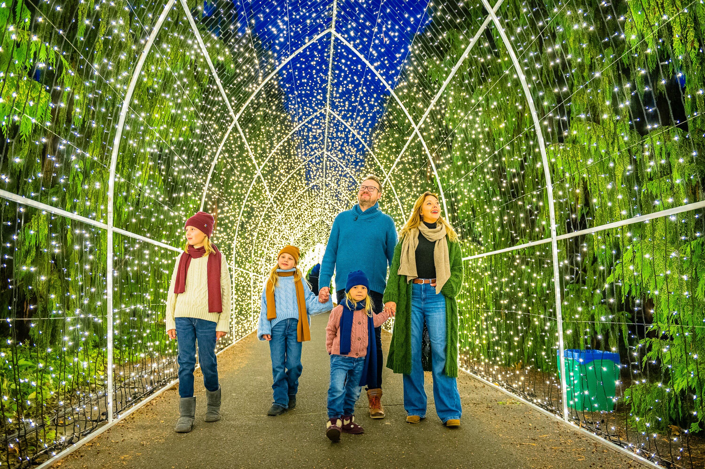 Smerfy - Garden of Lights Warszawa (Ogród Świateł)