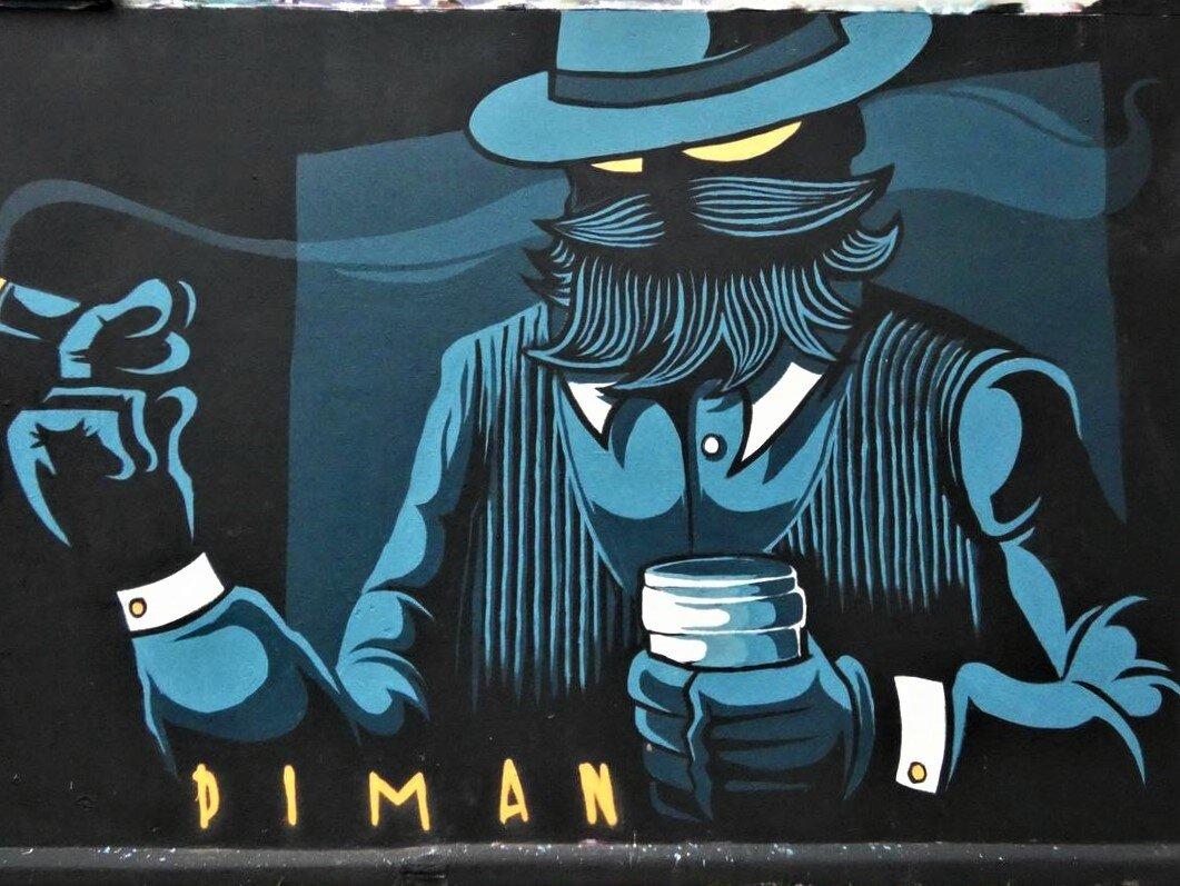 "Fresque "Hommes dans la ville"