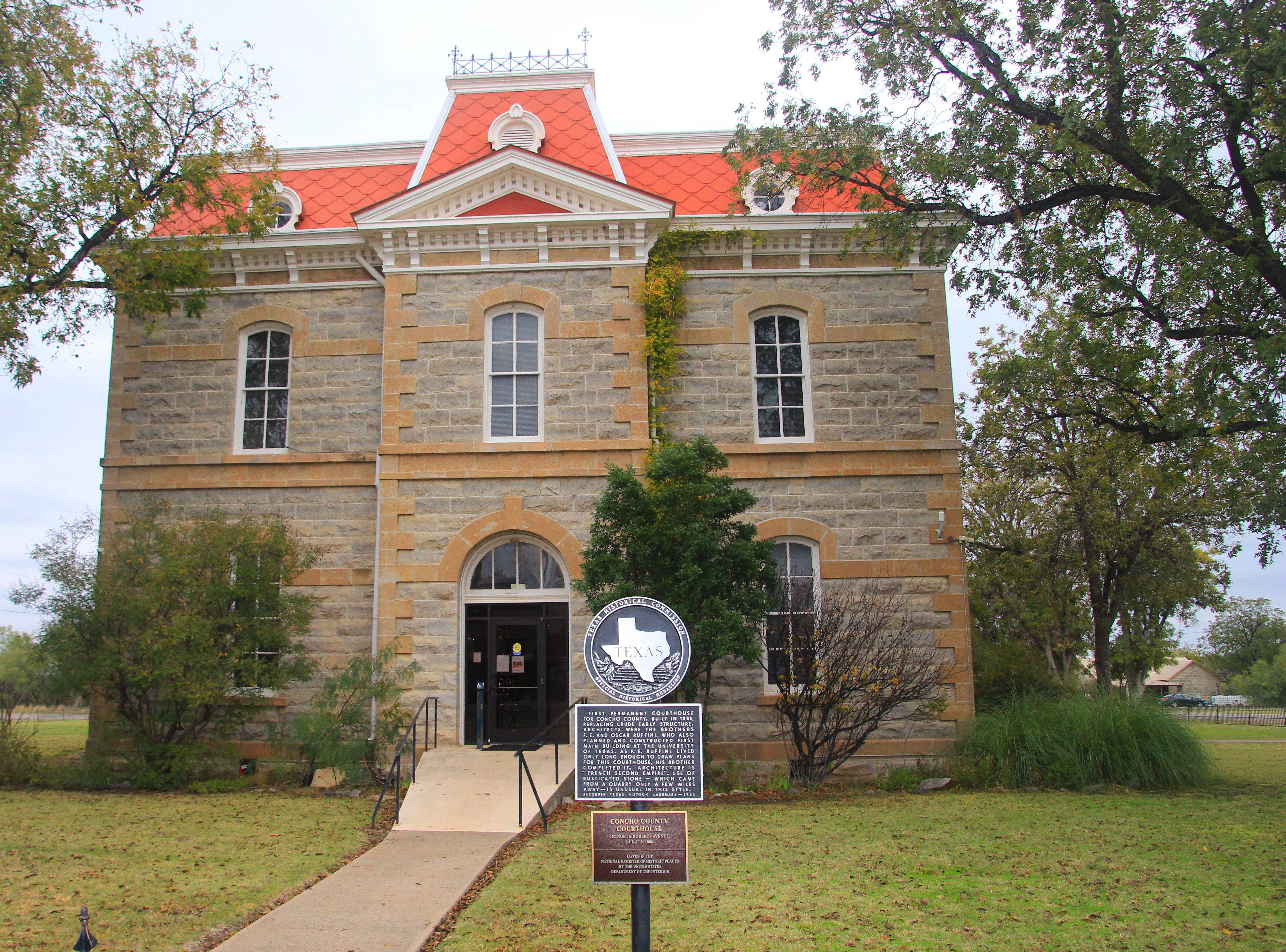 1886 Concho County Courthouse