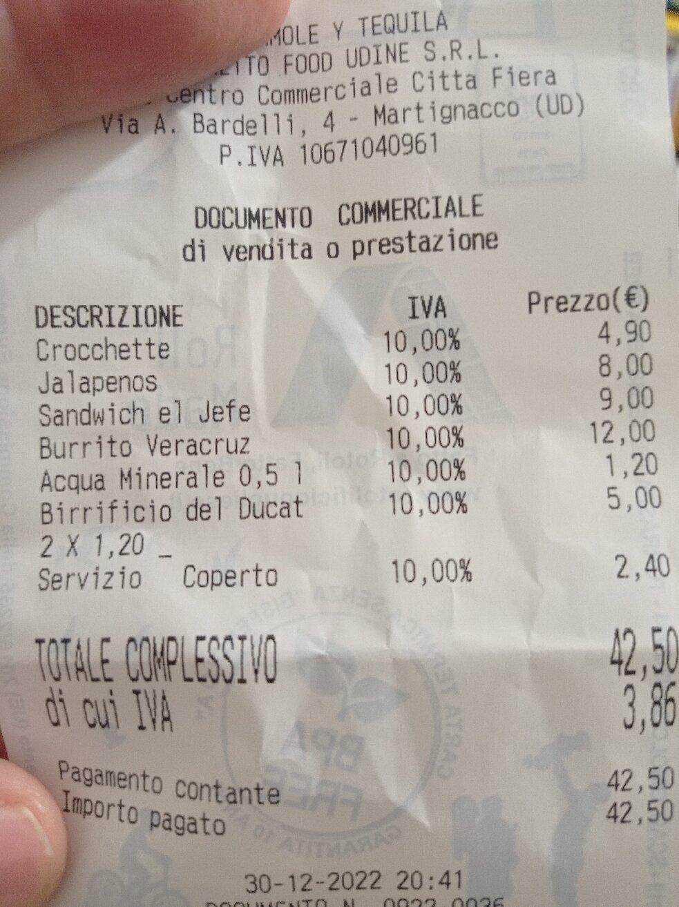 Guacamole Y Tequila Martignacco