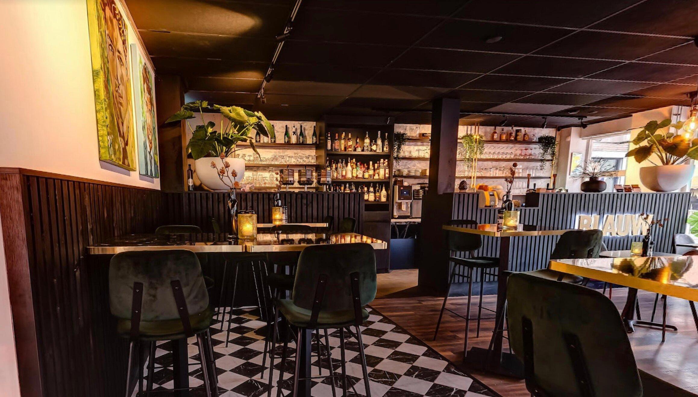 Blauw eten en drinken