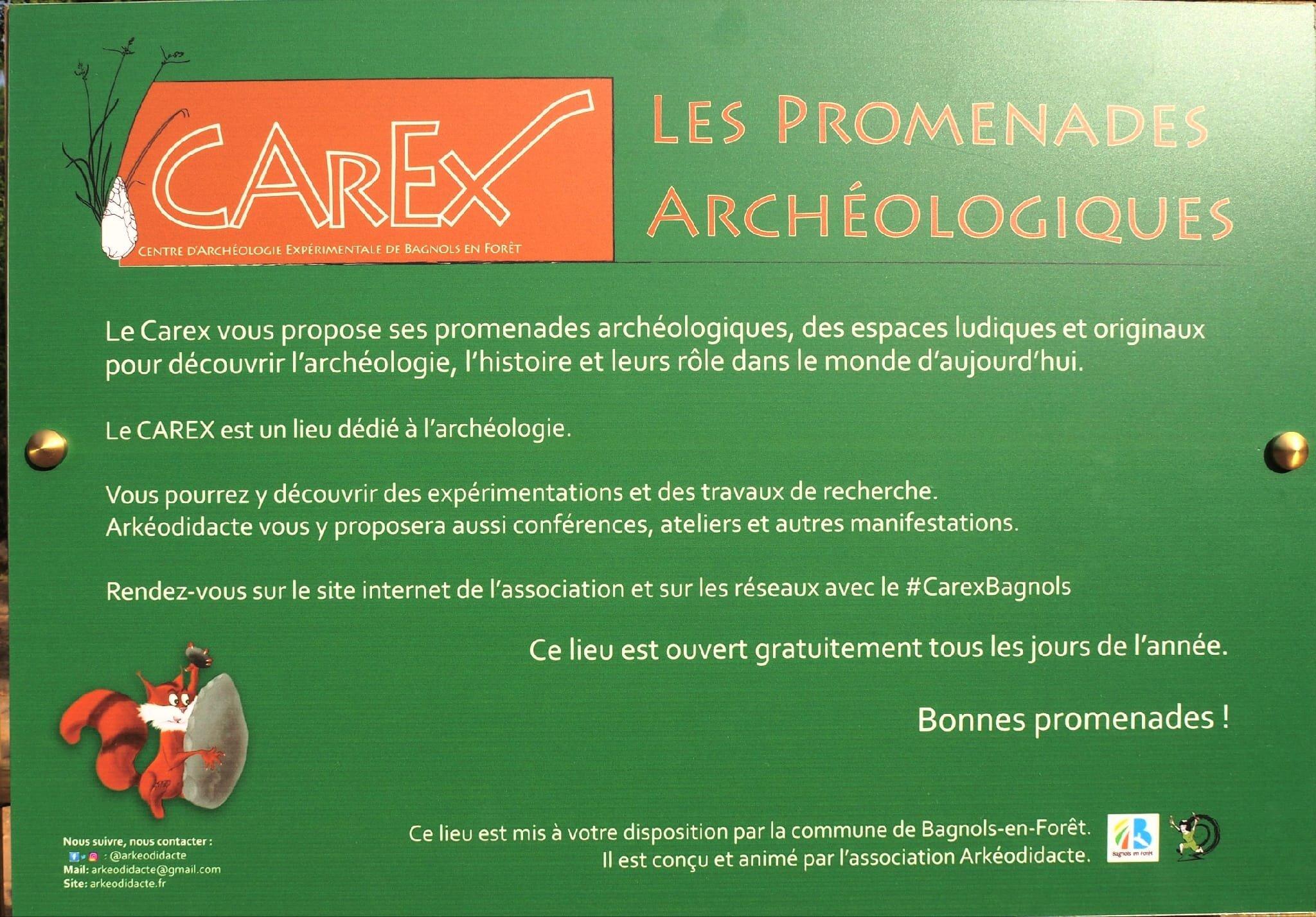 CAREX - Centre d'Archéologie Expérimentale - Promenades archéologiques