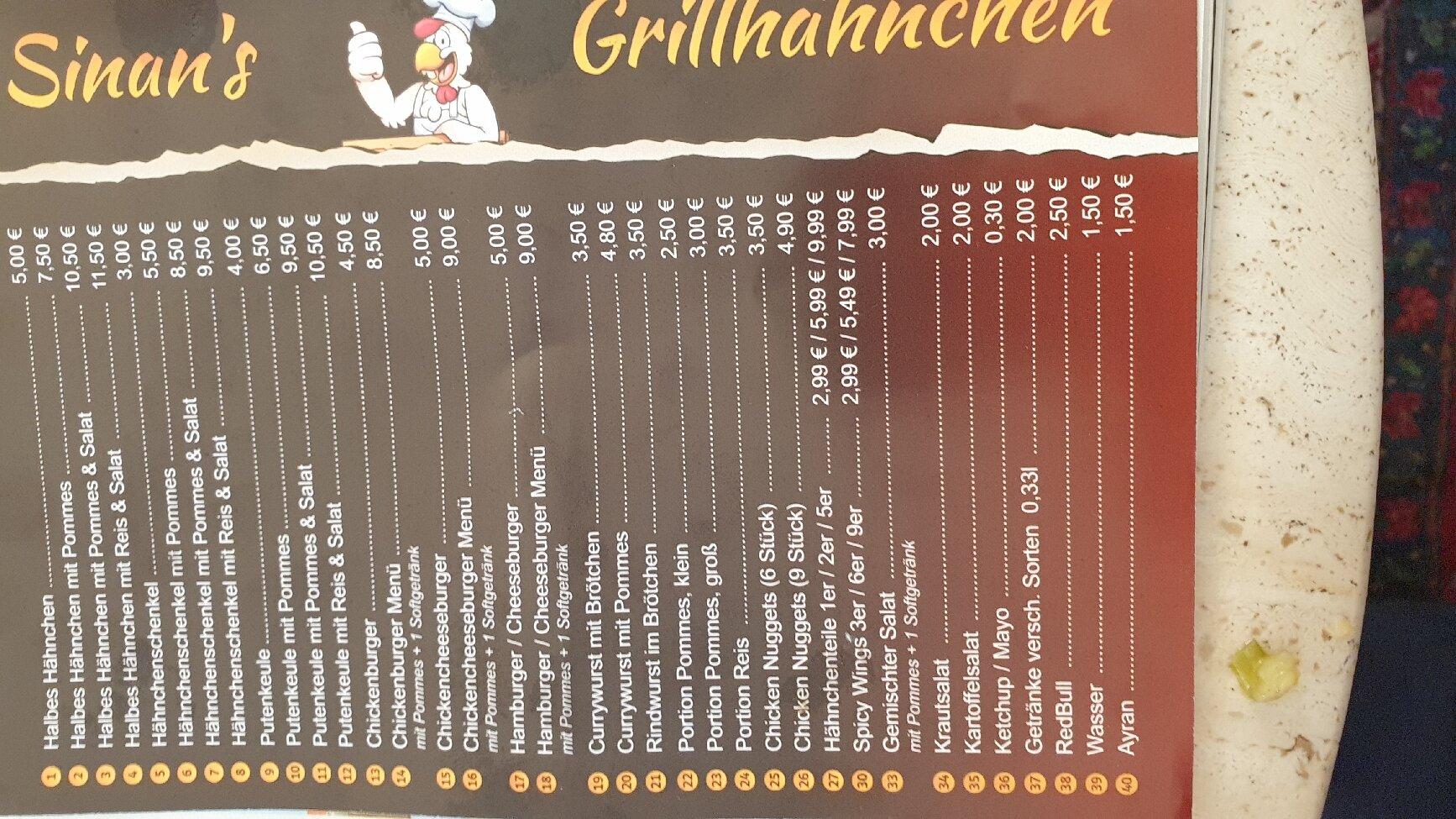 Sinan's Grillhähnchen