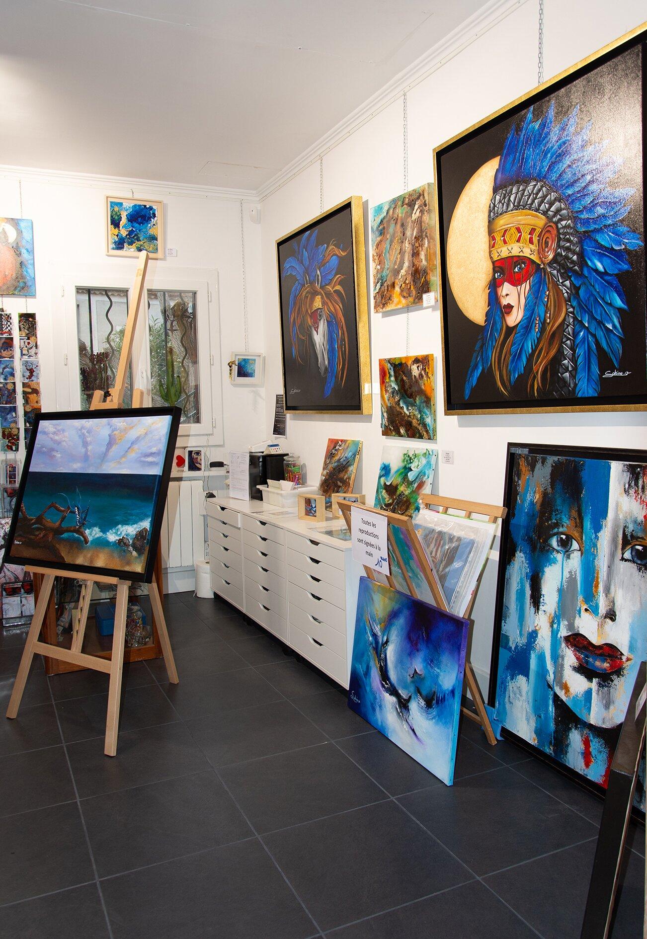 Atelier Galerie de peinture Sabine Vandermouten