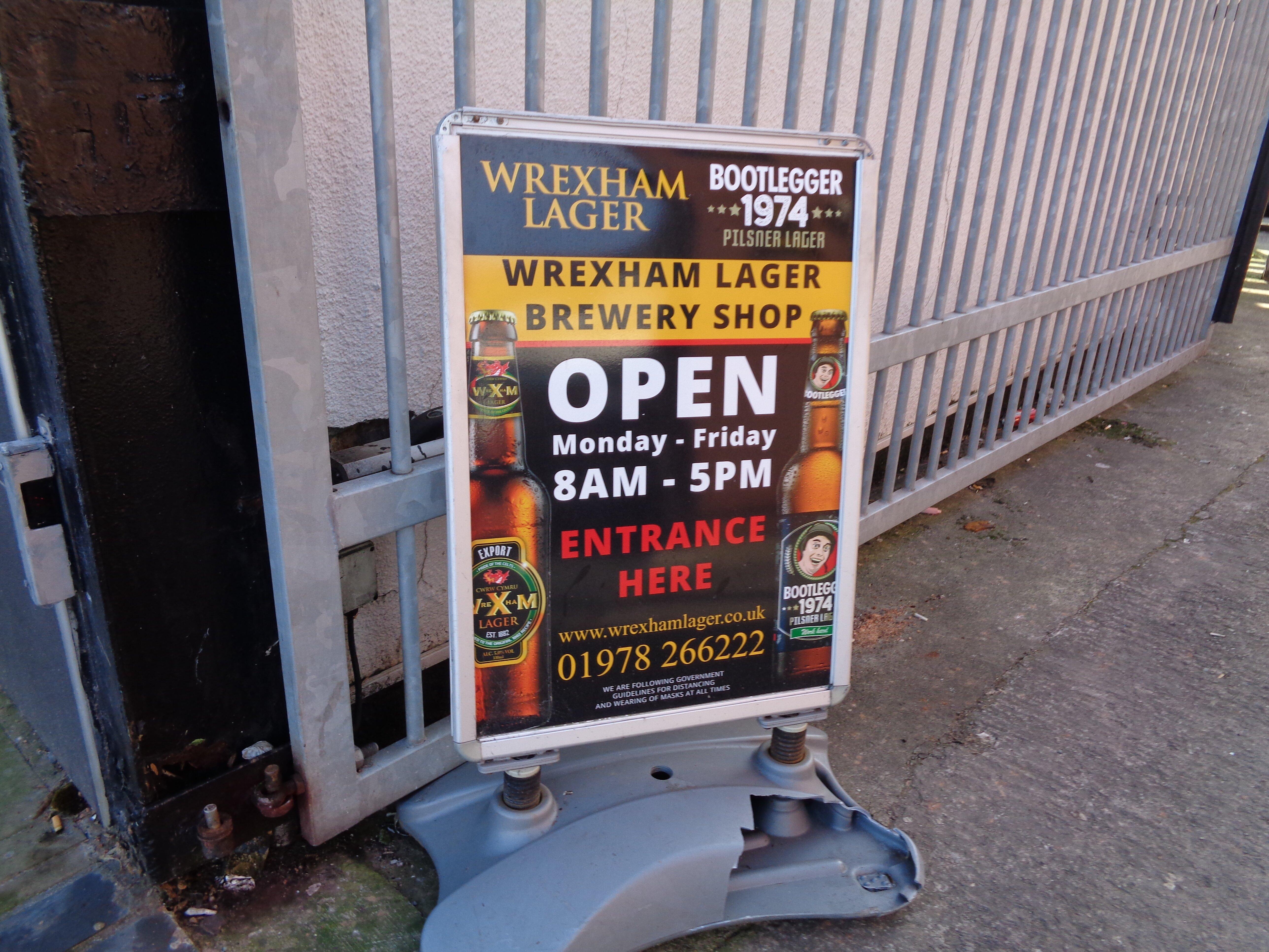Wrexham Lager Brewery Shop