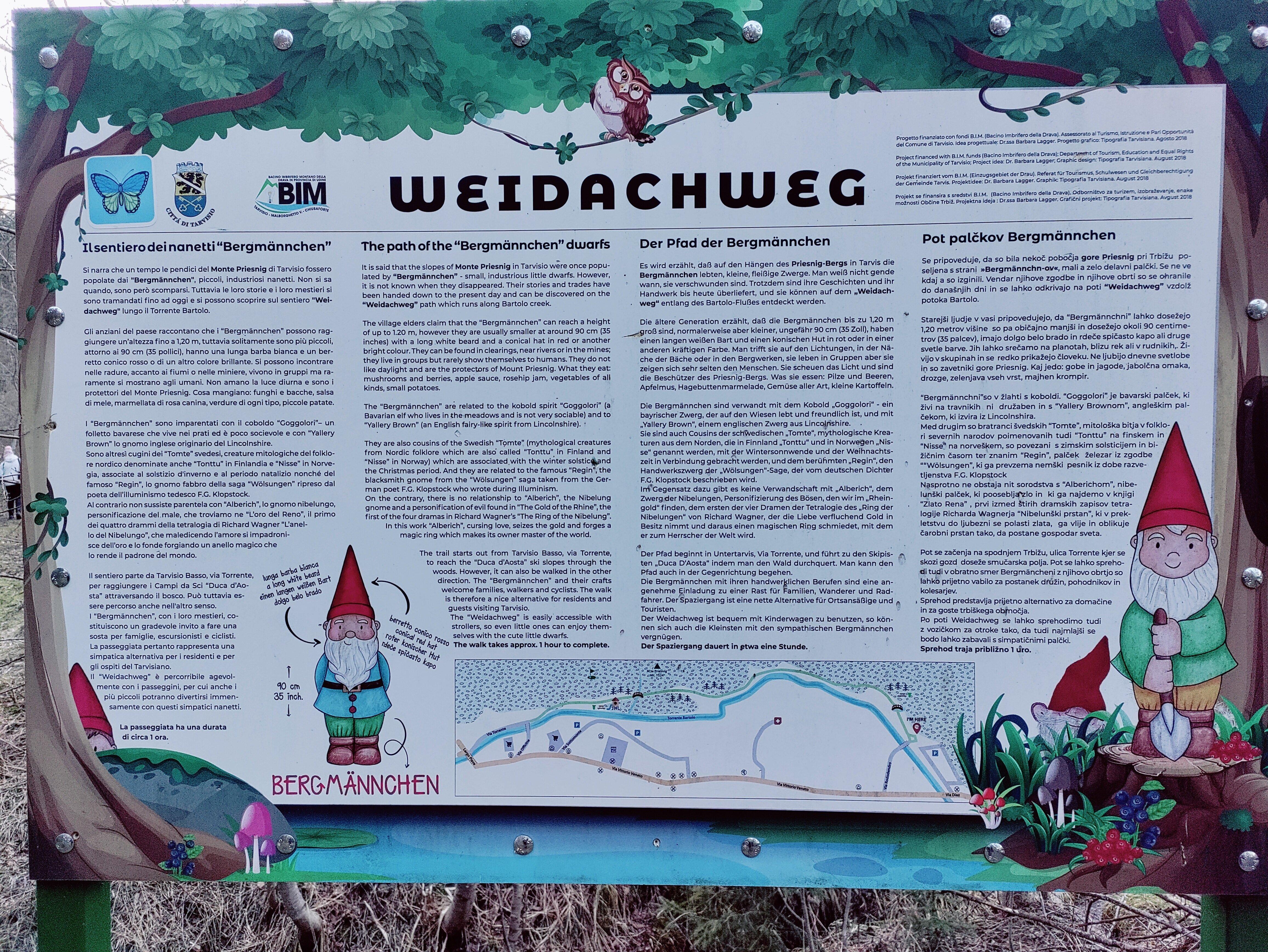 Weidachweg (Sentiero dei Nani)