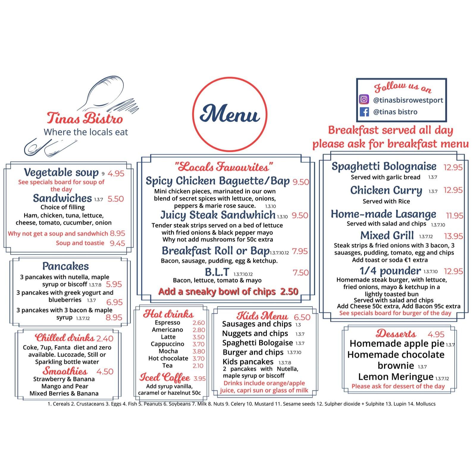 Tina's Bistro Westport