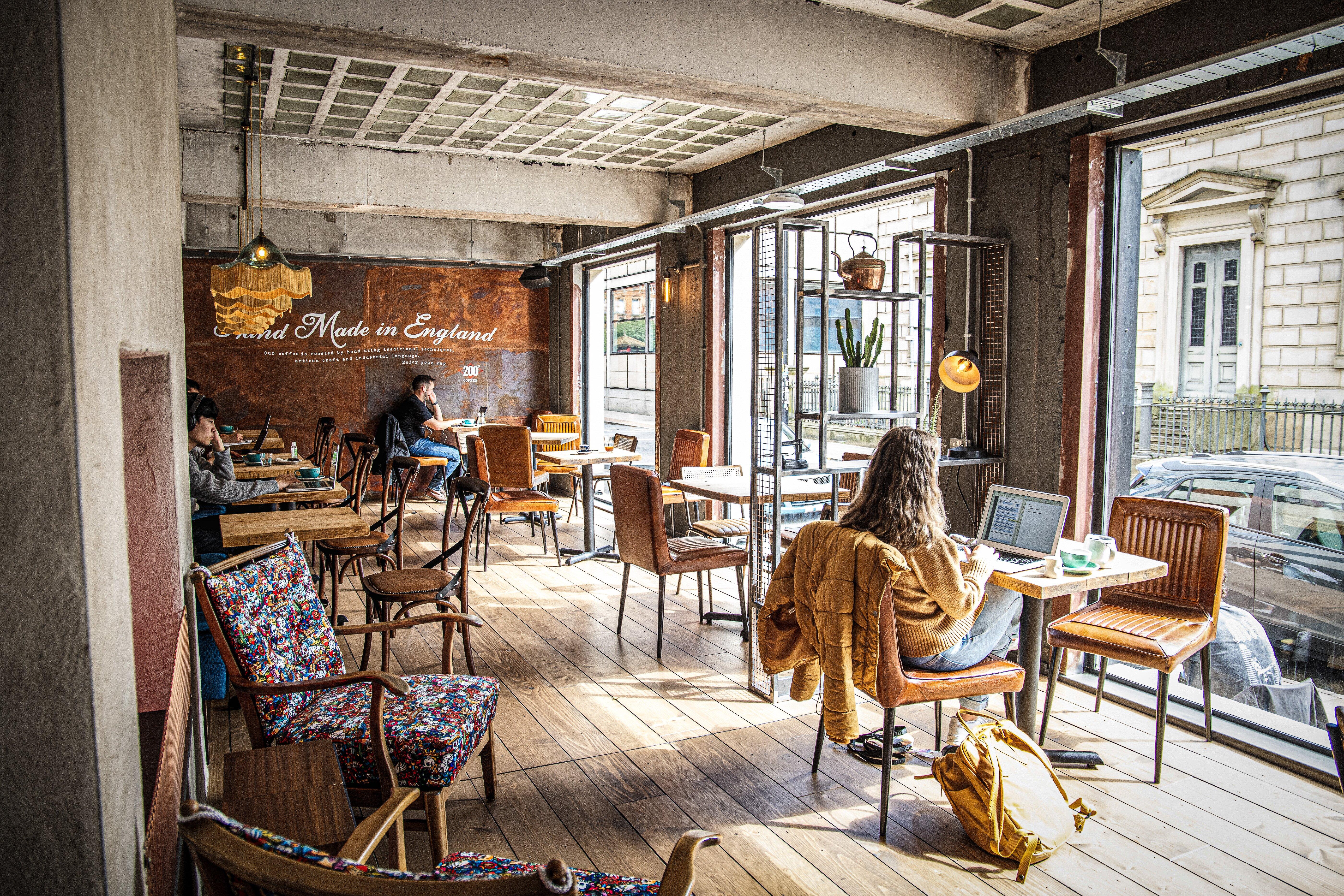 200 Degrees Coffee Shop & Barista School, Mosley Street, Manchester