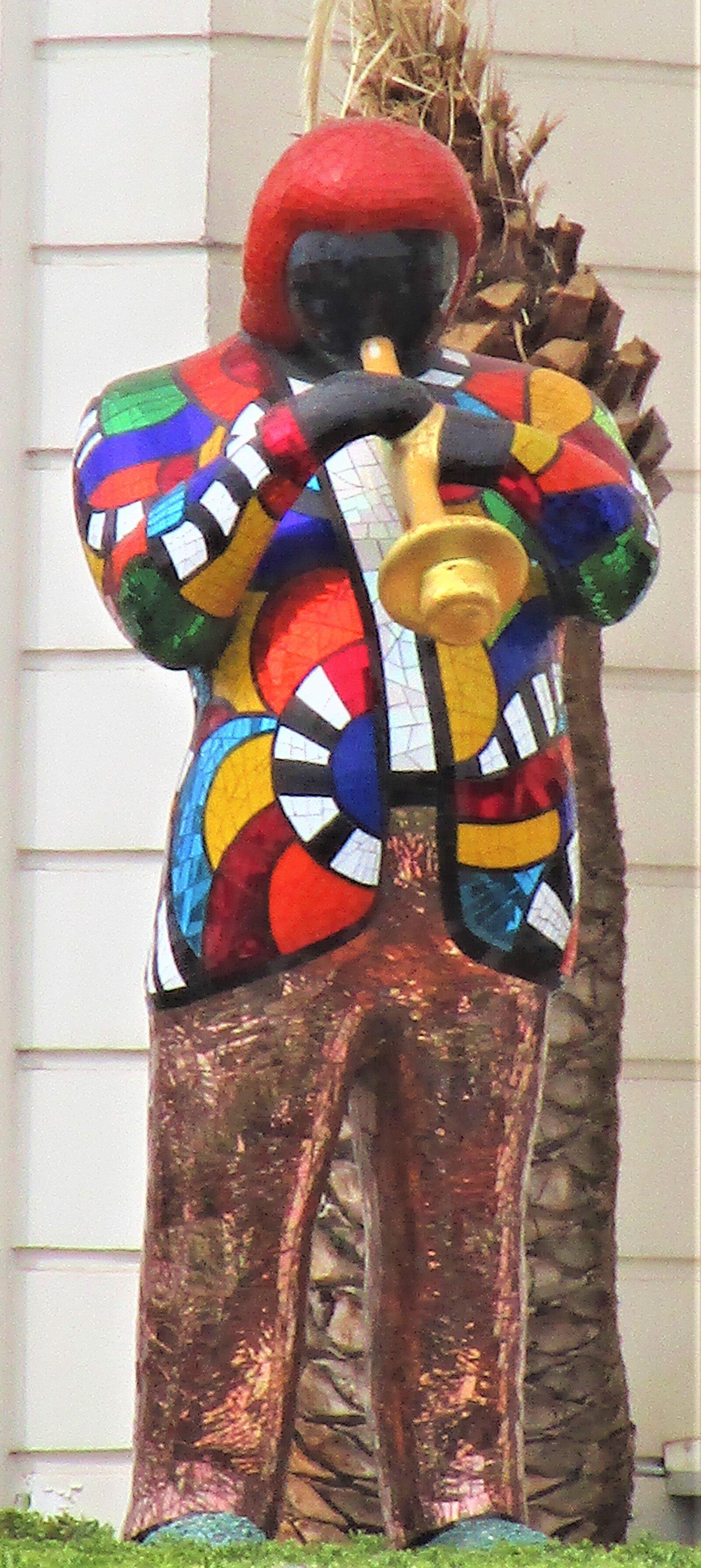 Miles Davis Sculpture