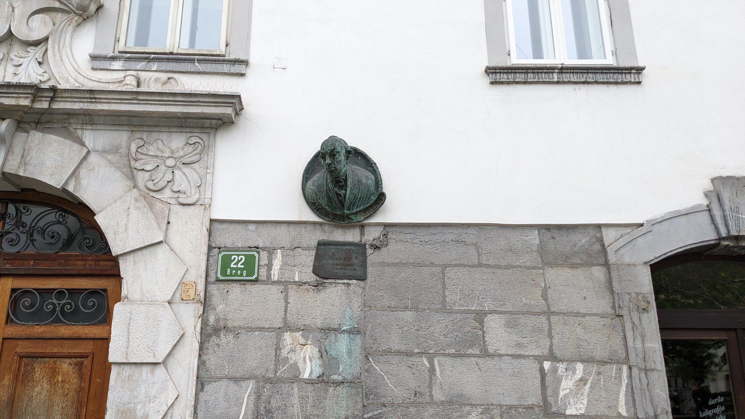 Bust of Sigmund Zois