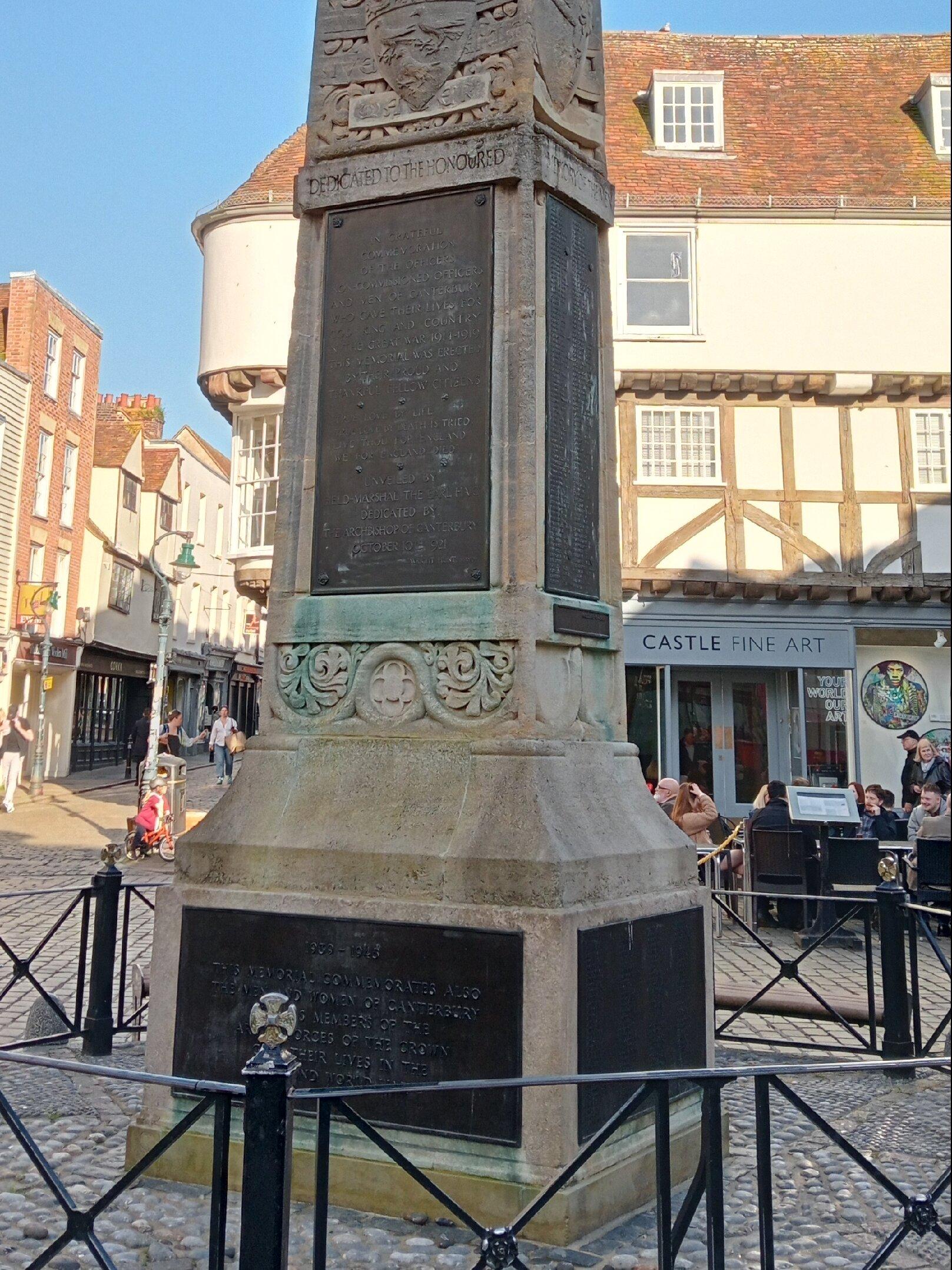 The Canterbury War Memorial